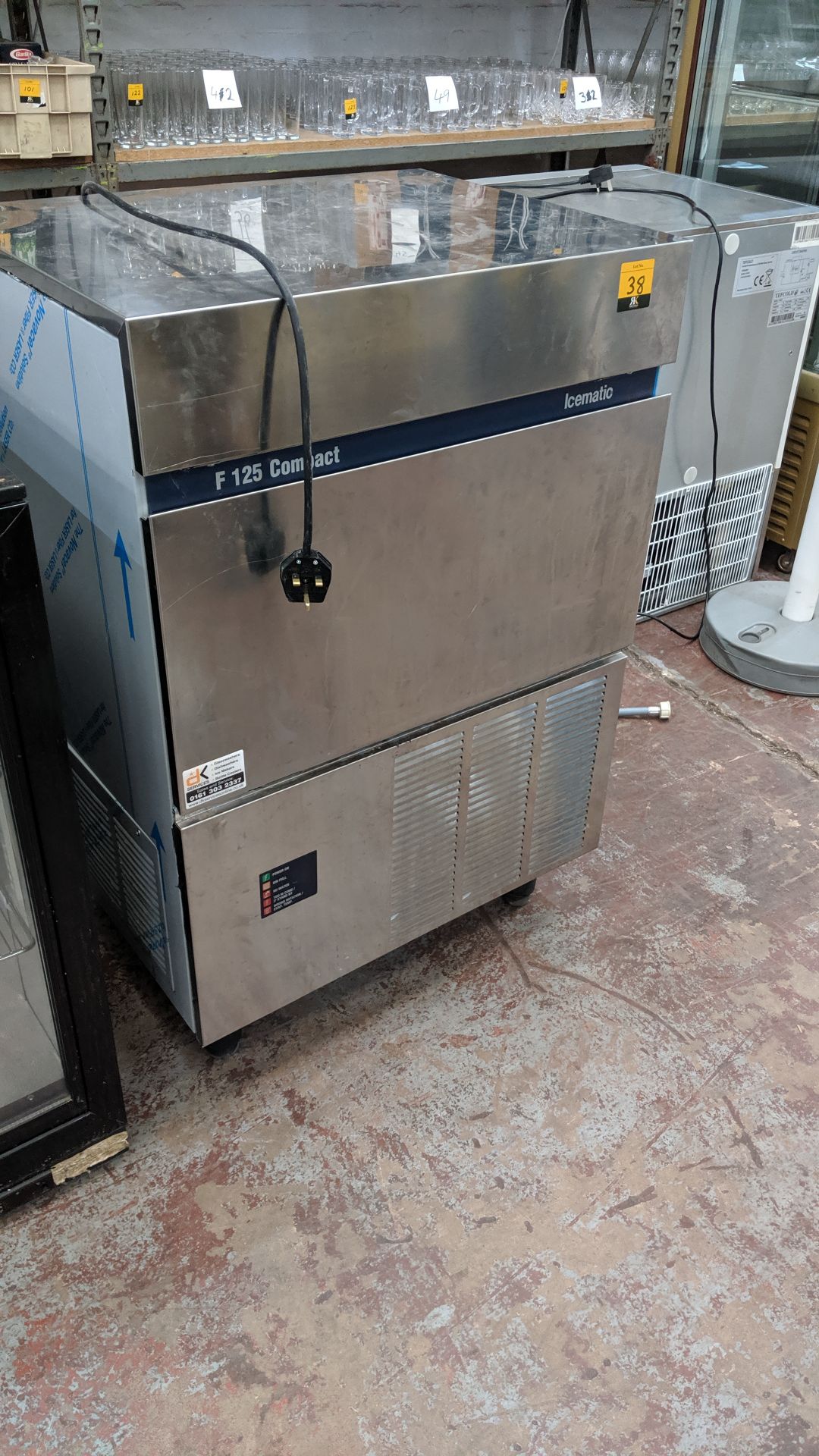 Icematic F125 compact ice machine IMPORTANT: Please remember goods successfully bid upon must be
