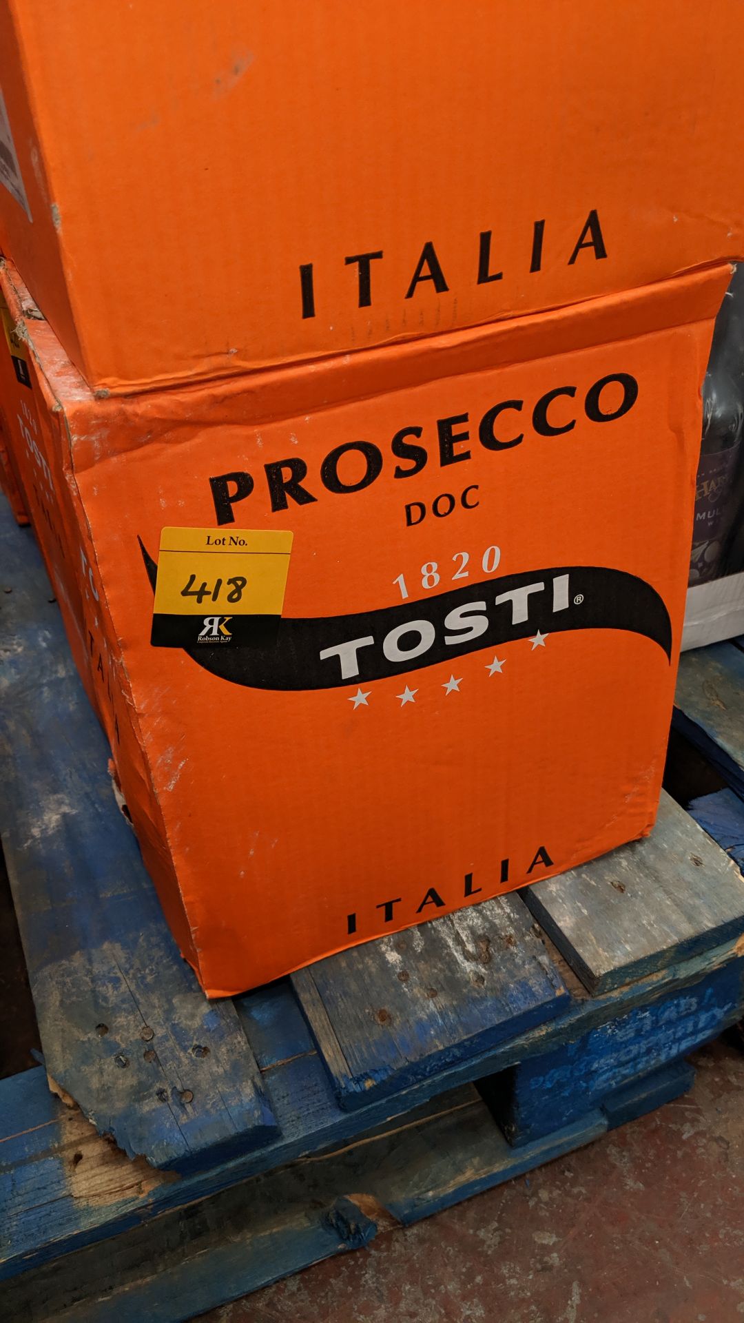 Case of Tosti Prosecco sold under AWRS number XQAW00000101017 - this lot consists of 6 x 75cl