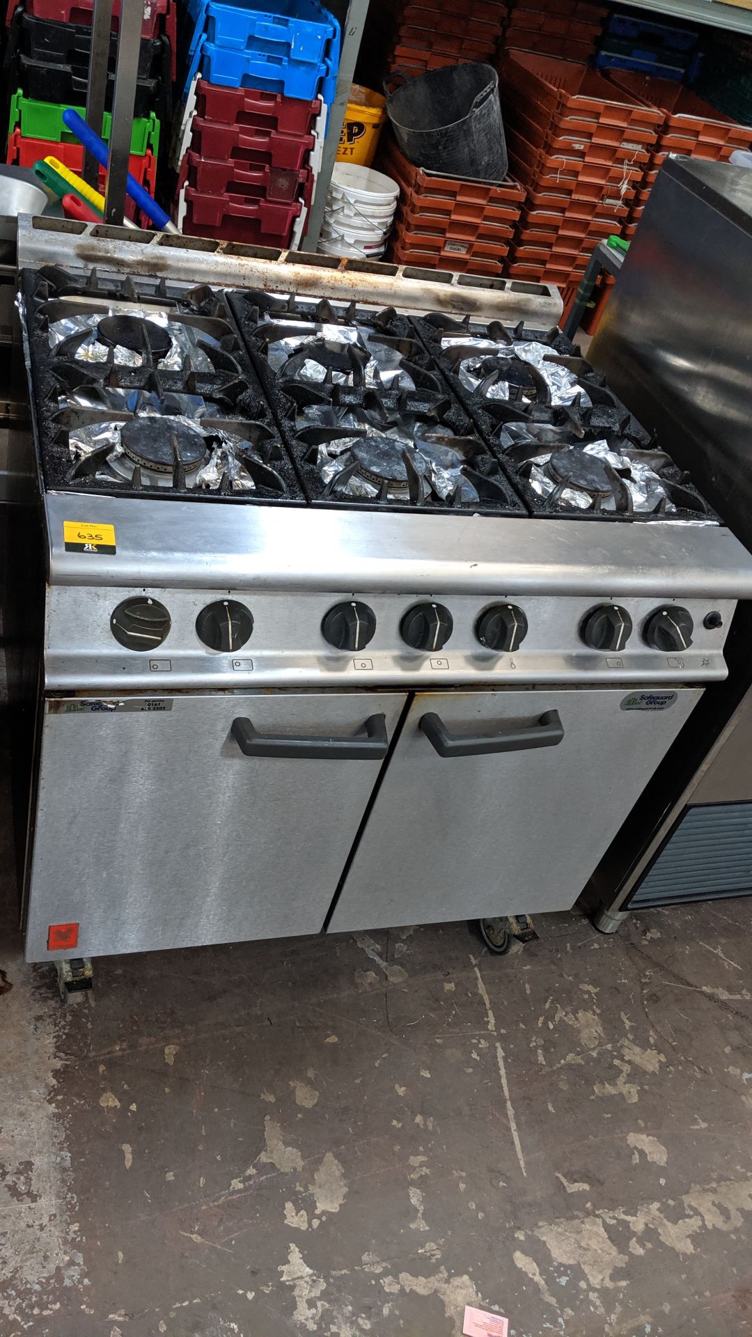 Falcon G3101 stainless steel mobile 6-ring oven IMPORTANT: Please remember goods successfully bid - Image 4 of 7