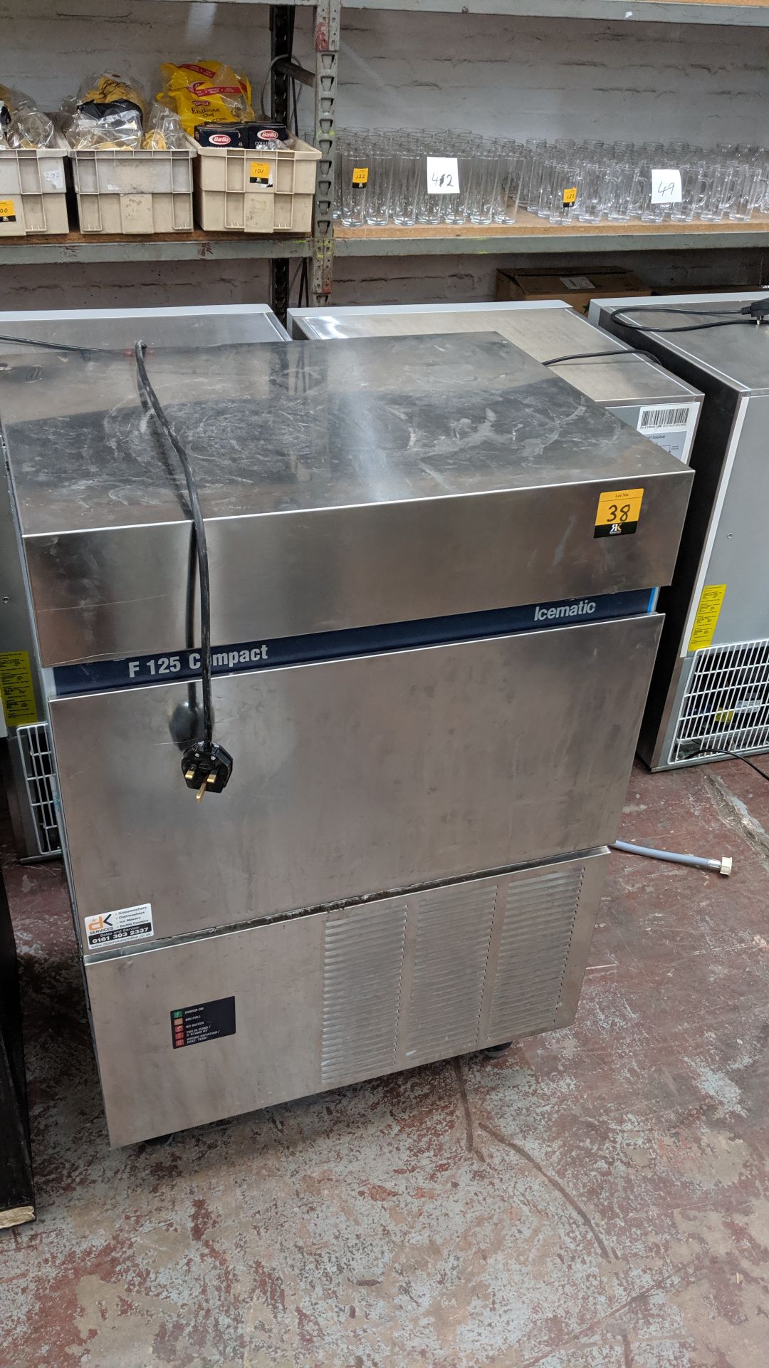 Icematic F125 compact ice machine IMPORTANT: Please remember goods successfully bid upon must be - Image 2 of 6