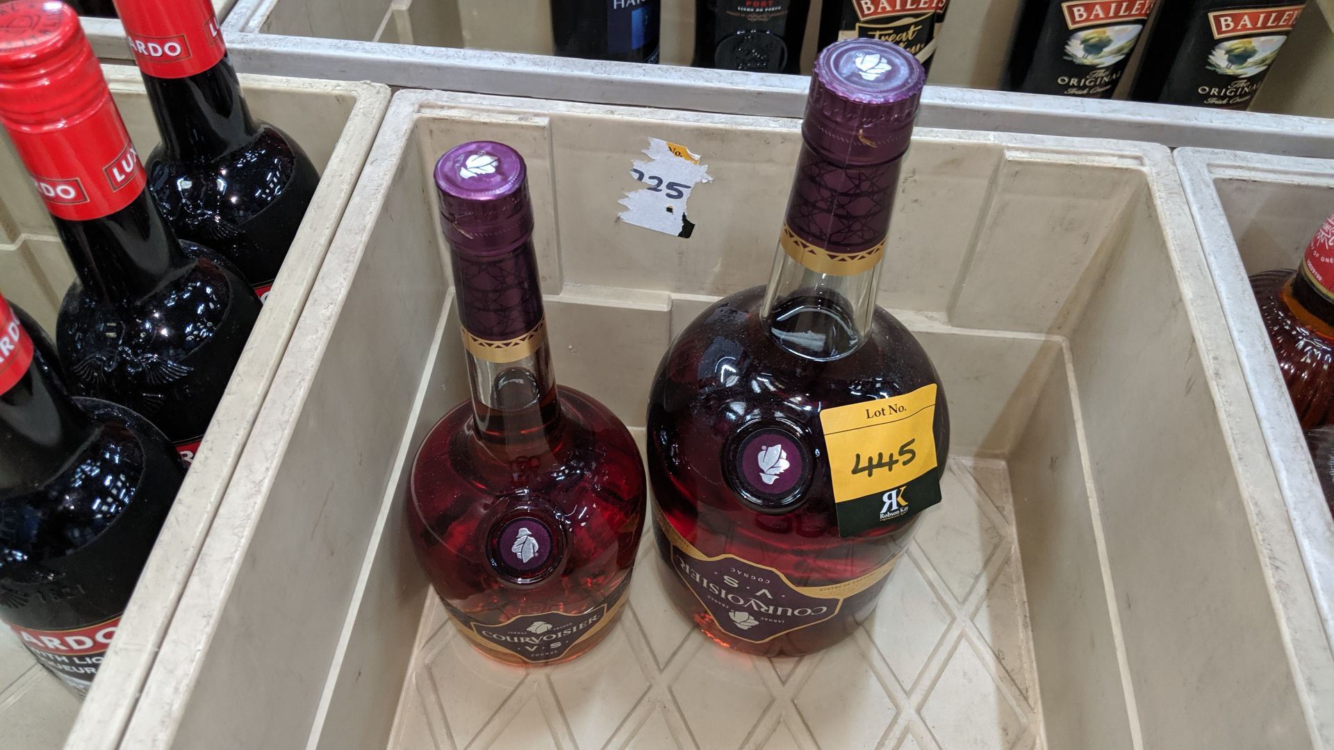 Quantity of Courvoisier VS Cognac comprising 1 off 1.5 litre bottle & 1 off 70cl bottle sold under