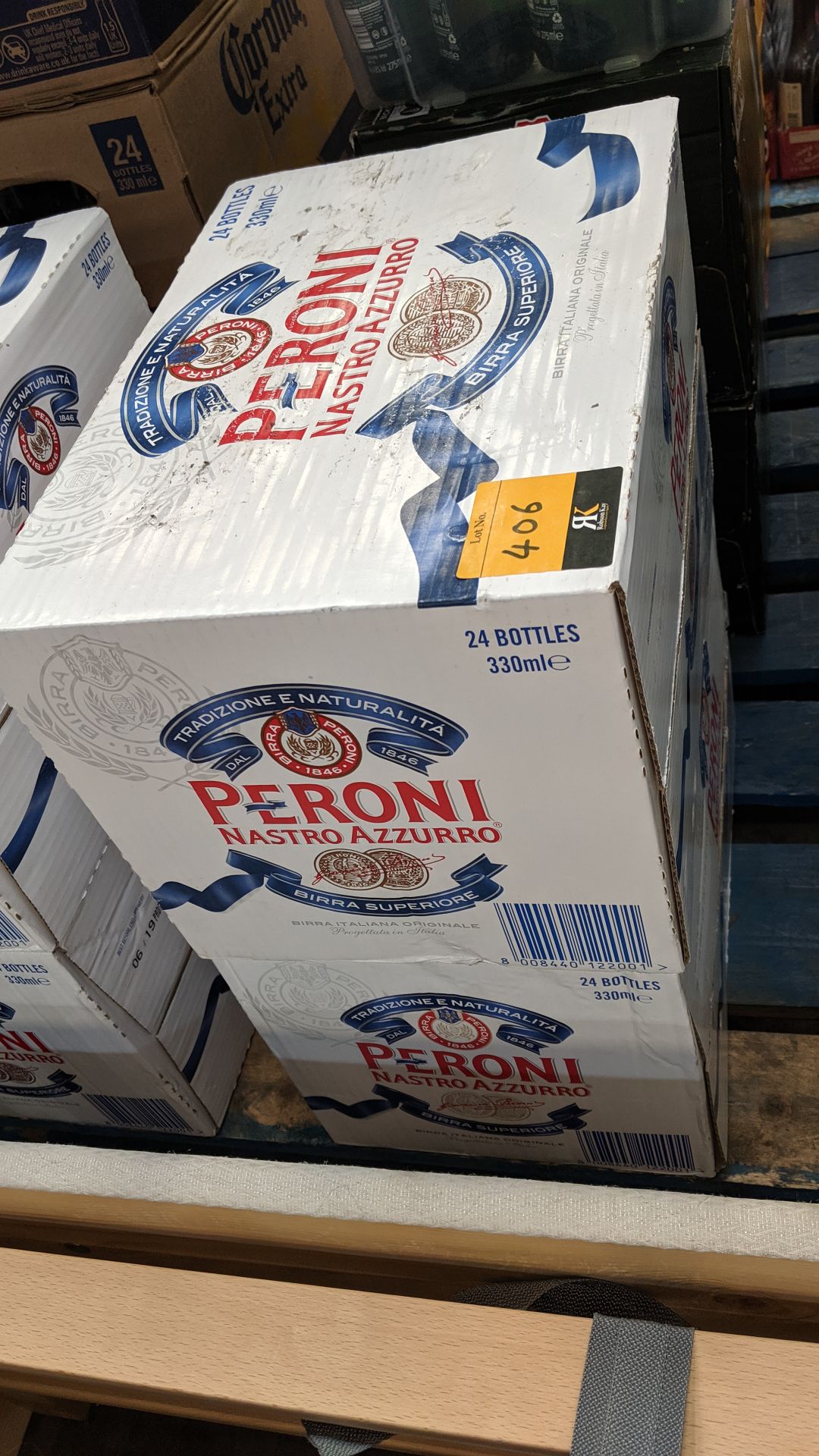 48 off 330ml bottles of Peroni beer sold under AWRS number XQAW00000101017 IMPORTANT: Please - Image 2 of 2