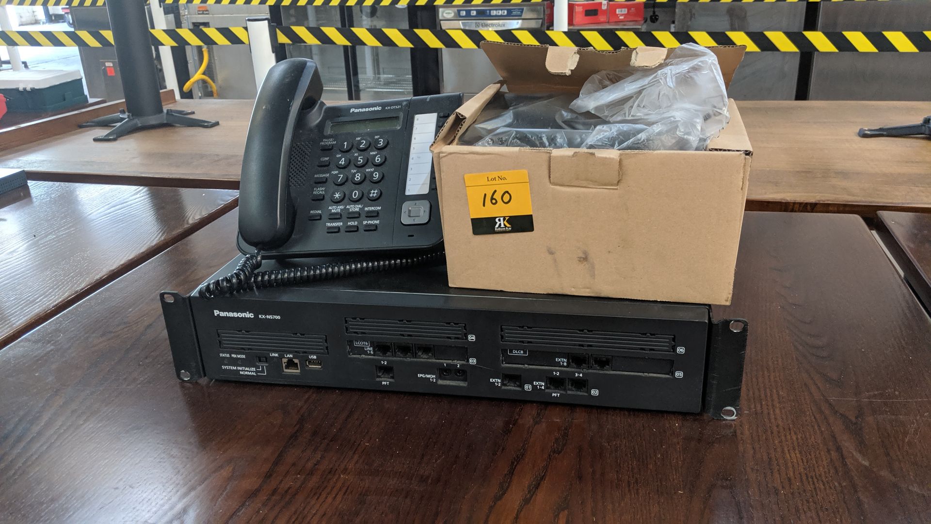 Panasonic telephone equipment comprising model KX-NS700 rack mountable controller plus 2 off model - Image 3 of 3