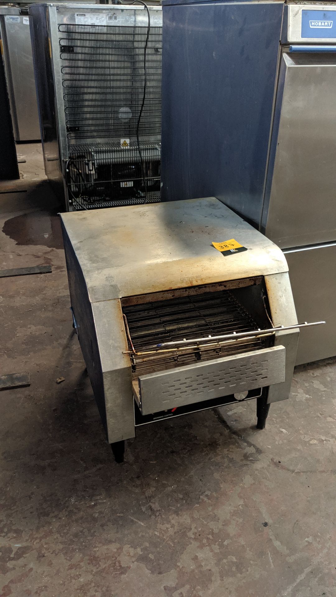 Chefmaster benchtop stainless steel commercial conveyor toaster IMPORTANT: Please remember goods - Image 2 of 4