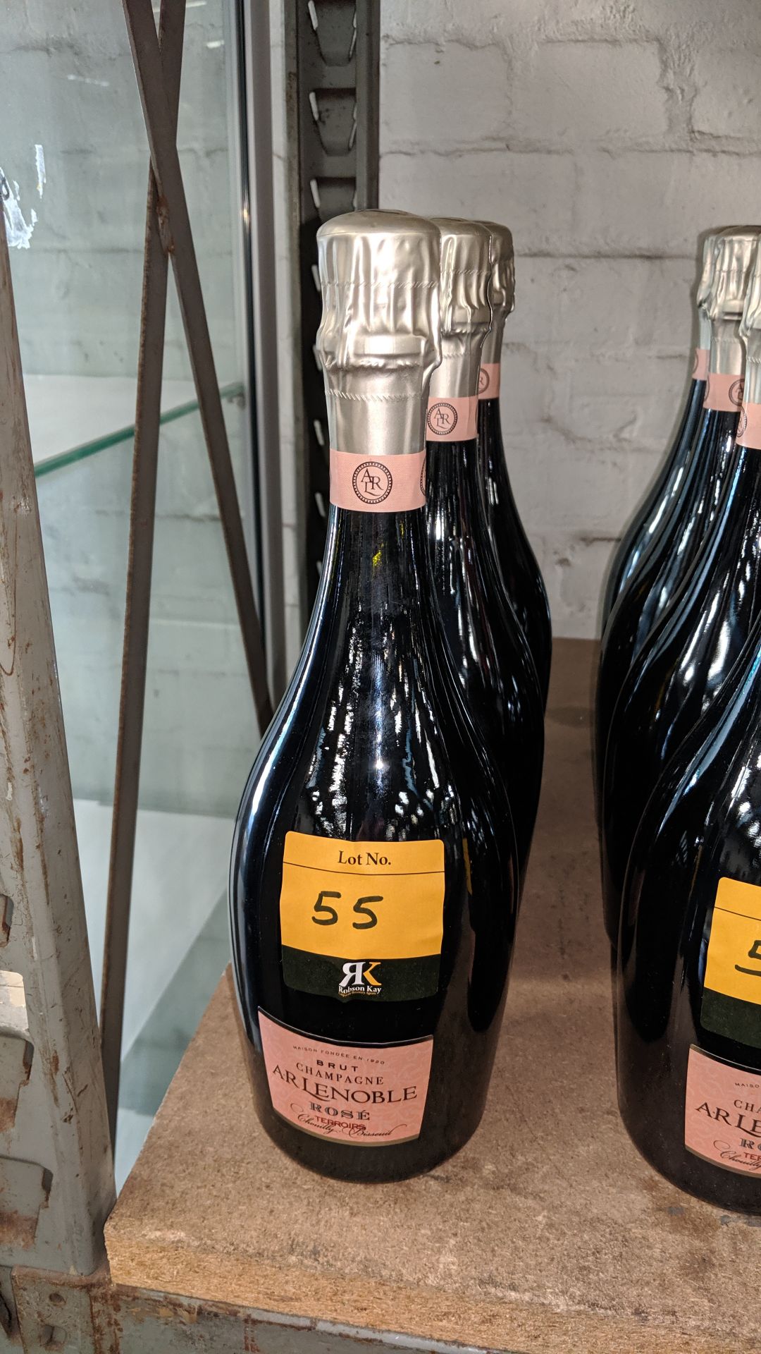 3 off 750ml bottles of AR Lenoble Rosé Terroirs Champagne sold under AWRS number XQAW00000101017