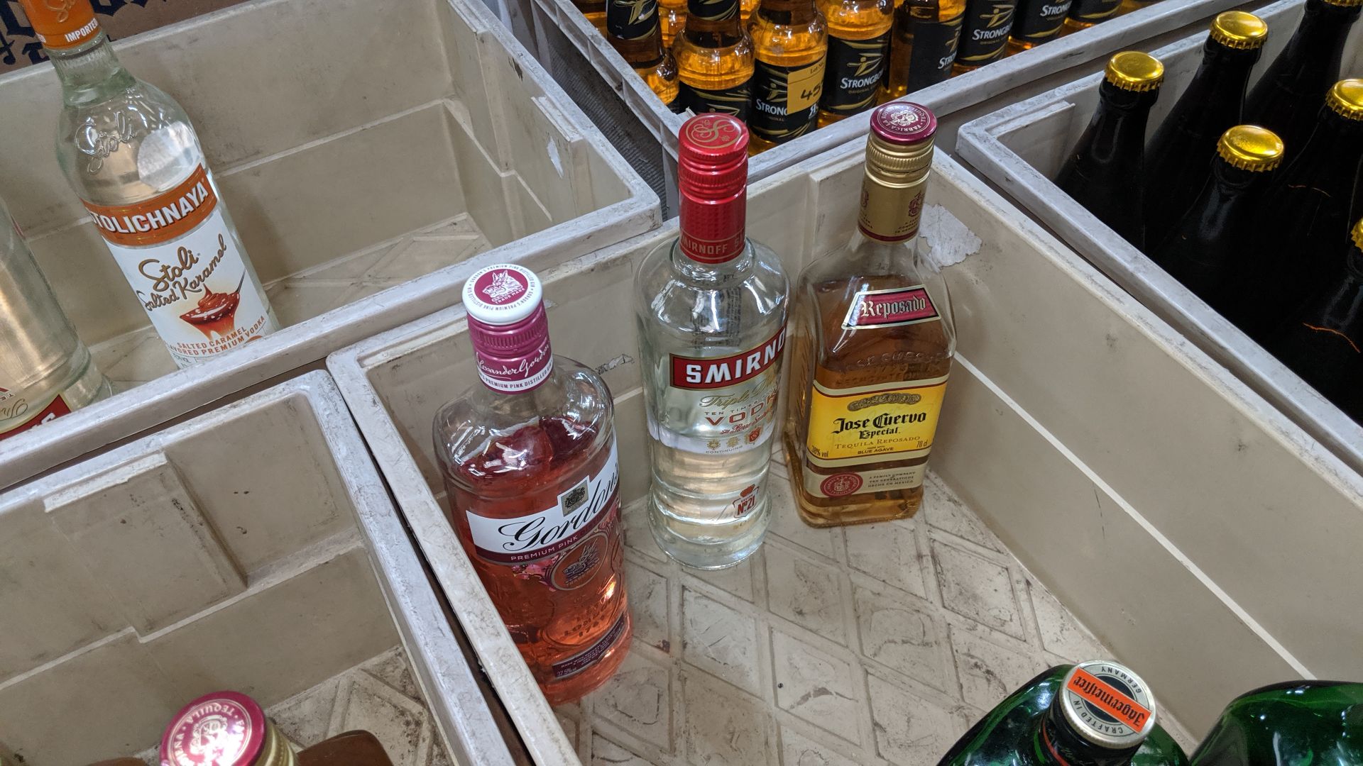 7 assorted opened bottles of spirits & liqueurs including Smirnoff vodka, Jose Cuervo tequila, - Image 4 of 4