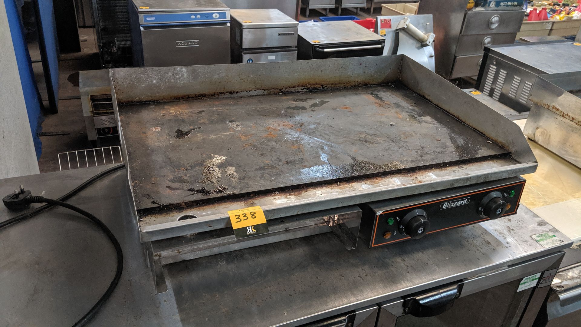 Blizzard benchtop plancha/griddle unit IMPORTANT: Please remember goods successfully bid upon must