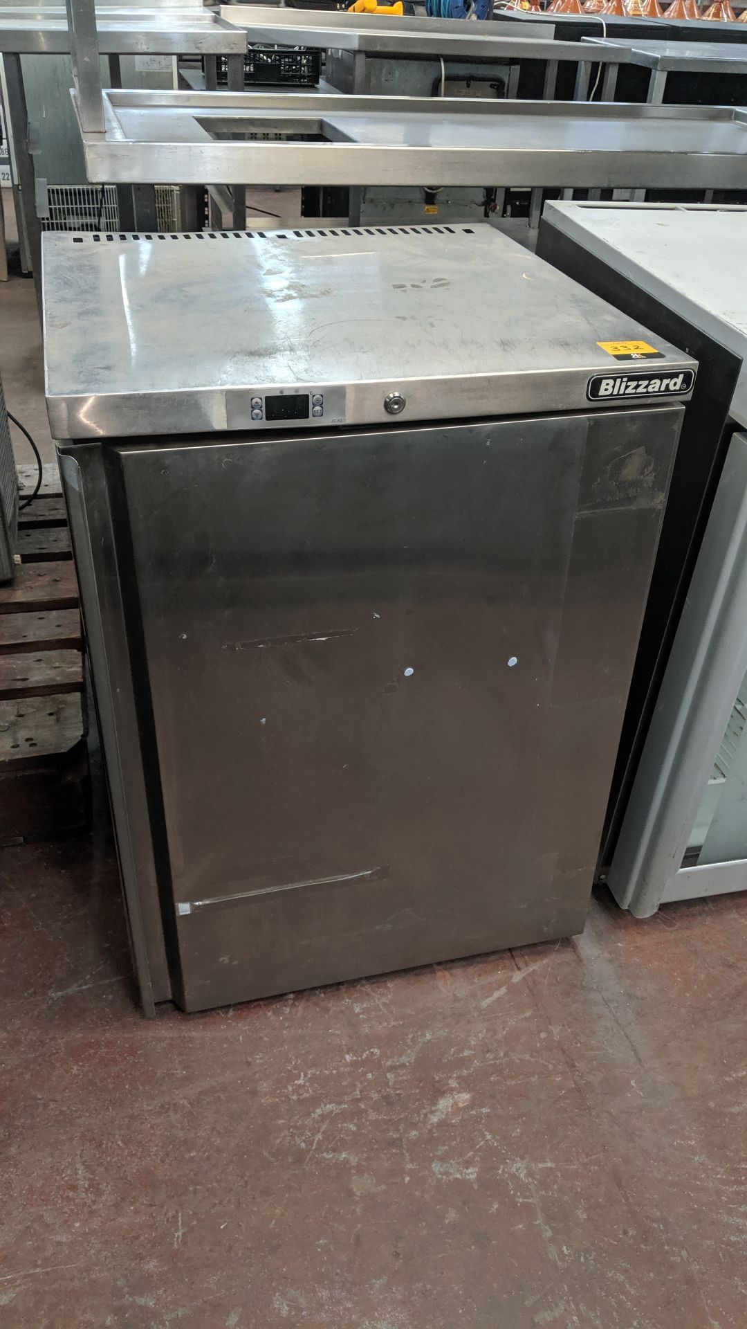 Blizzard BZ UCR140 stainless steel under counter fridge IMPORTANT: Please remember goods