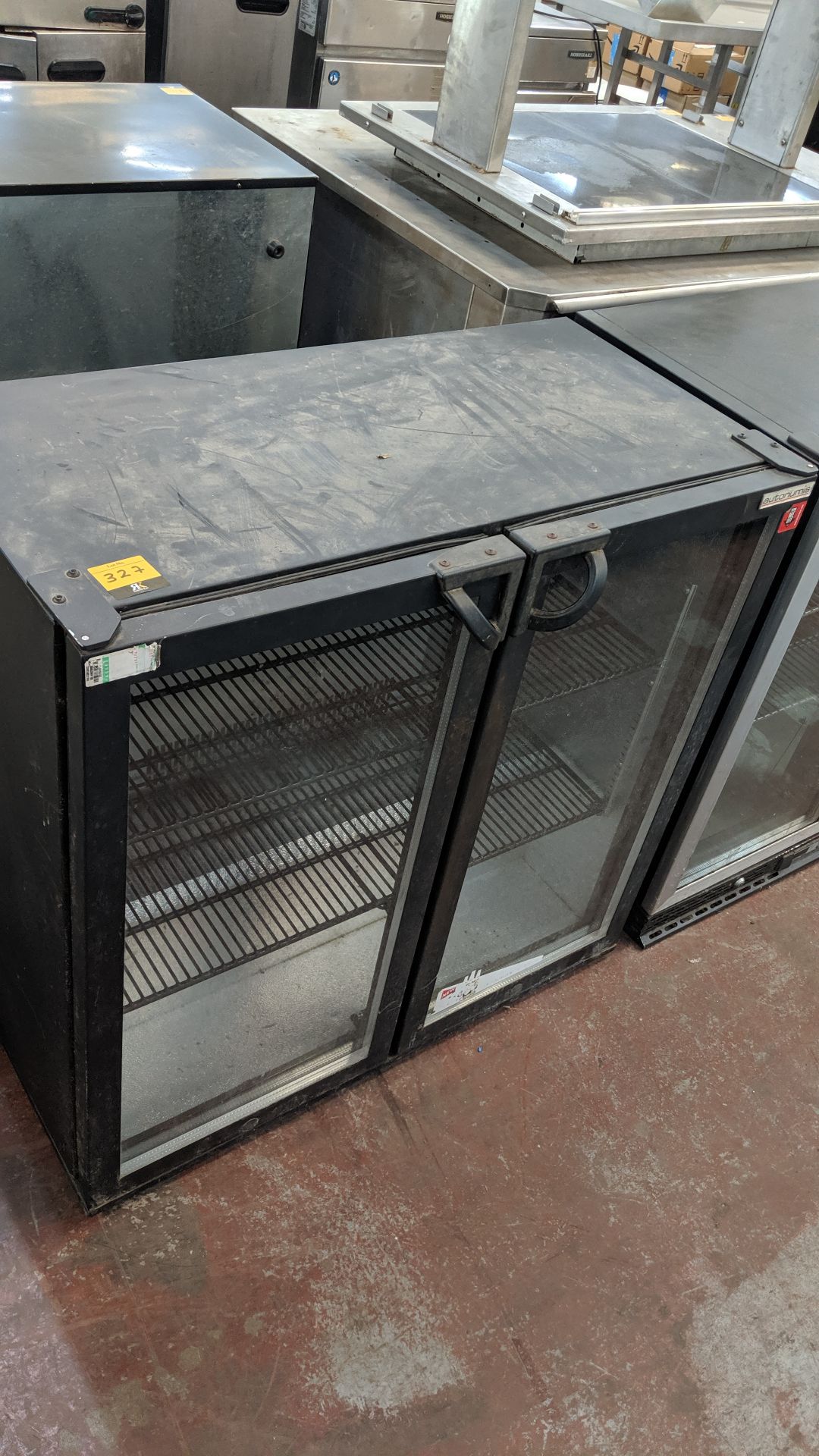 Autonumis black twin clear door back bar/bottle fridge IMPORTANT: Please remember goods successfully