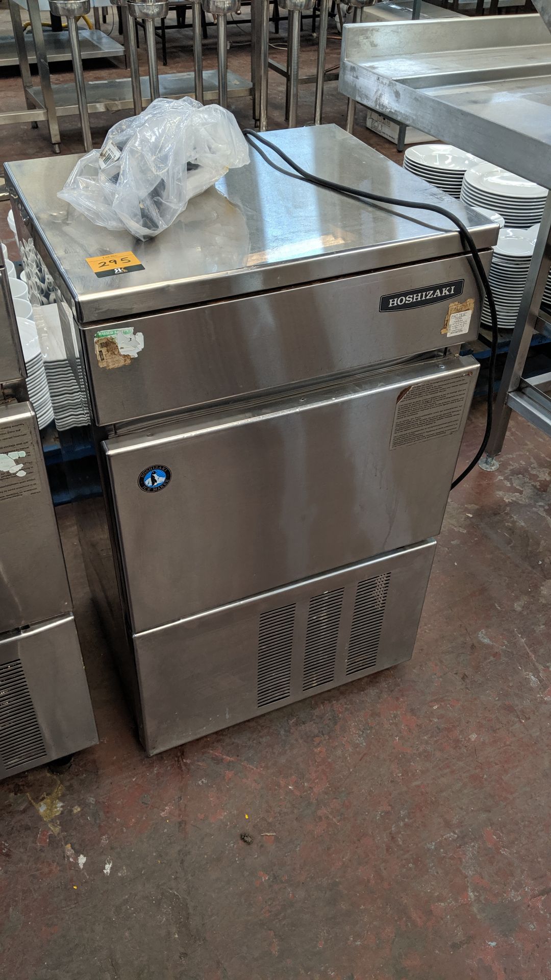 Hoshizaki stainless steel ice maker model IM-45LE-25 IMPORTANT: Please remember goods successfully