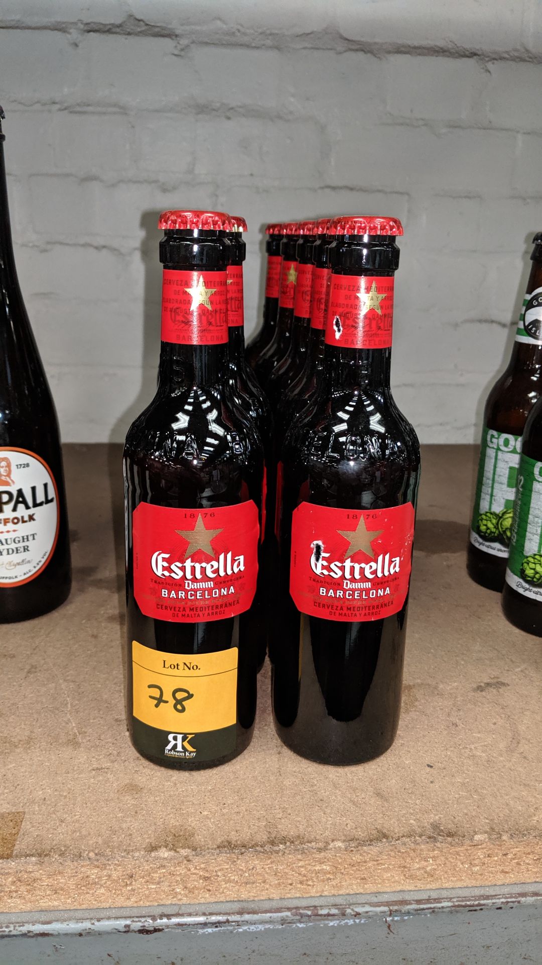 10 off 330ml bottles of Estrella beer sold under AWRS number XQAW00000101017 IMPORTANT: Please - Image 2 of 2