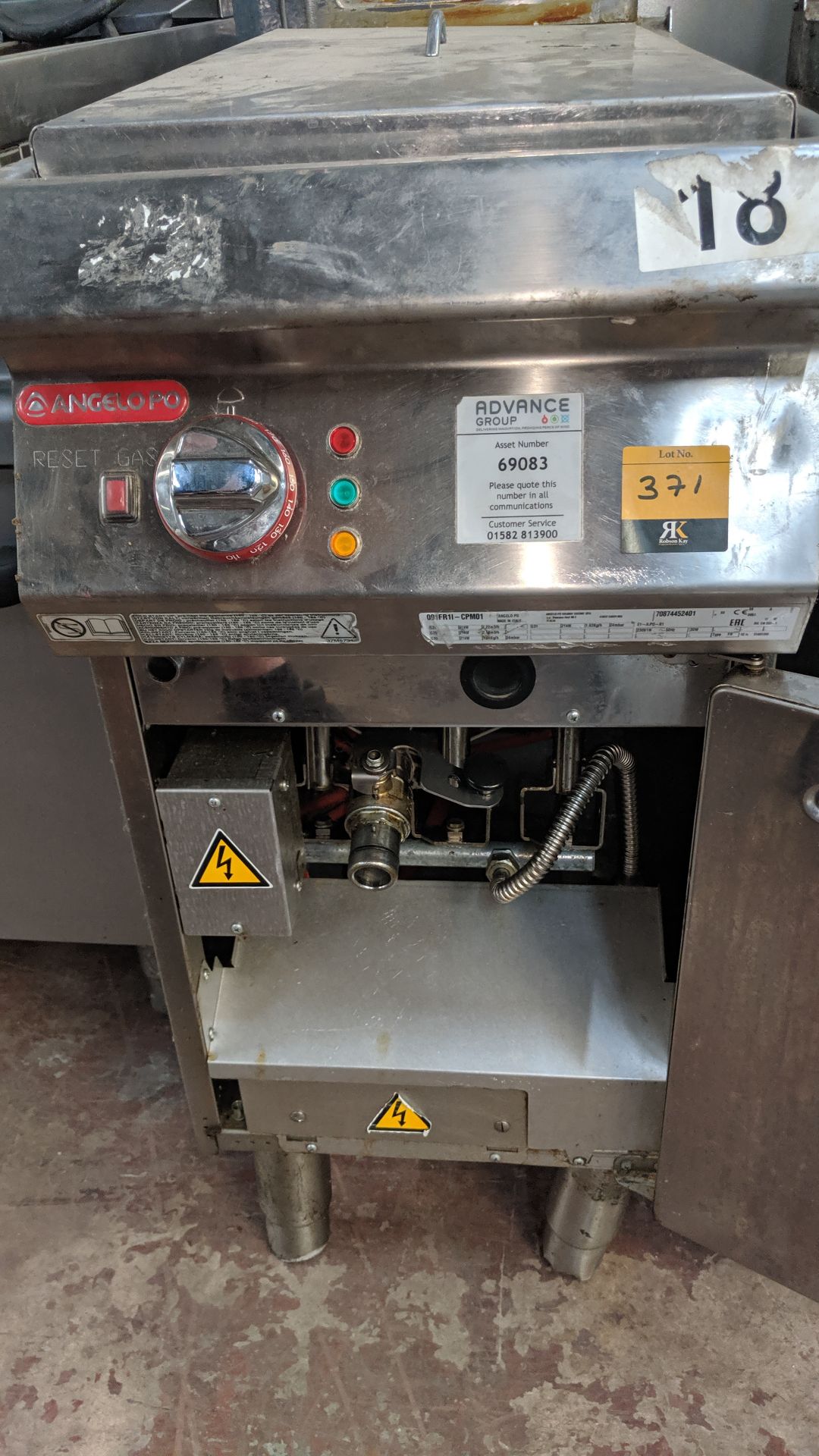 Angelo Po large/deep fryer model 091FR1L IMPORTANT: Please remember goods successfully bid upon must - Image 2 of 6