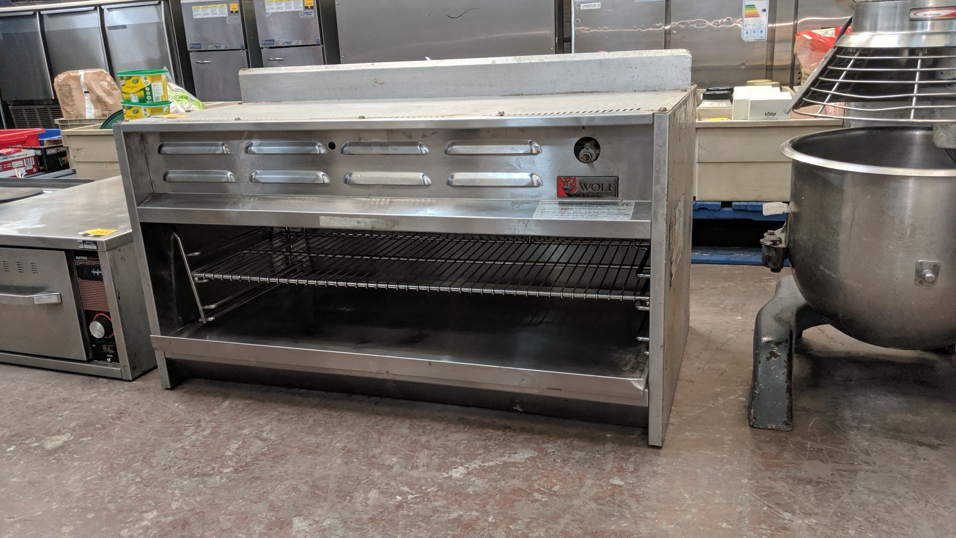 Wolf large wide stainless steel grill IMPORTANT: Please remember goods successfully bid upon must be - Image 4 of 4