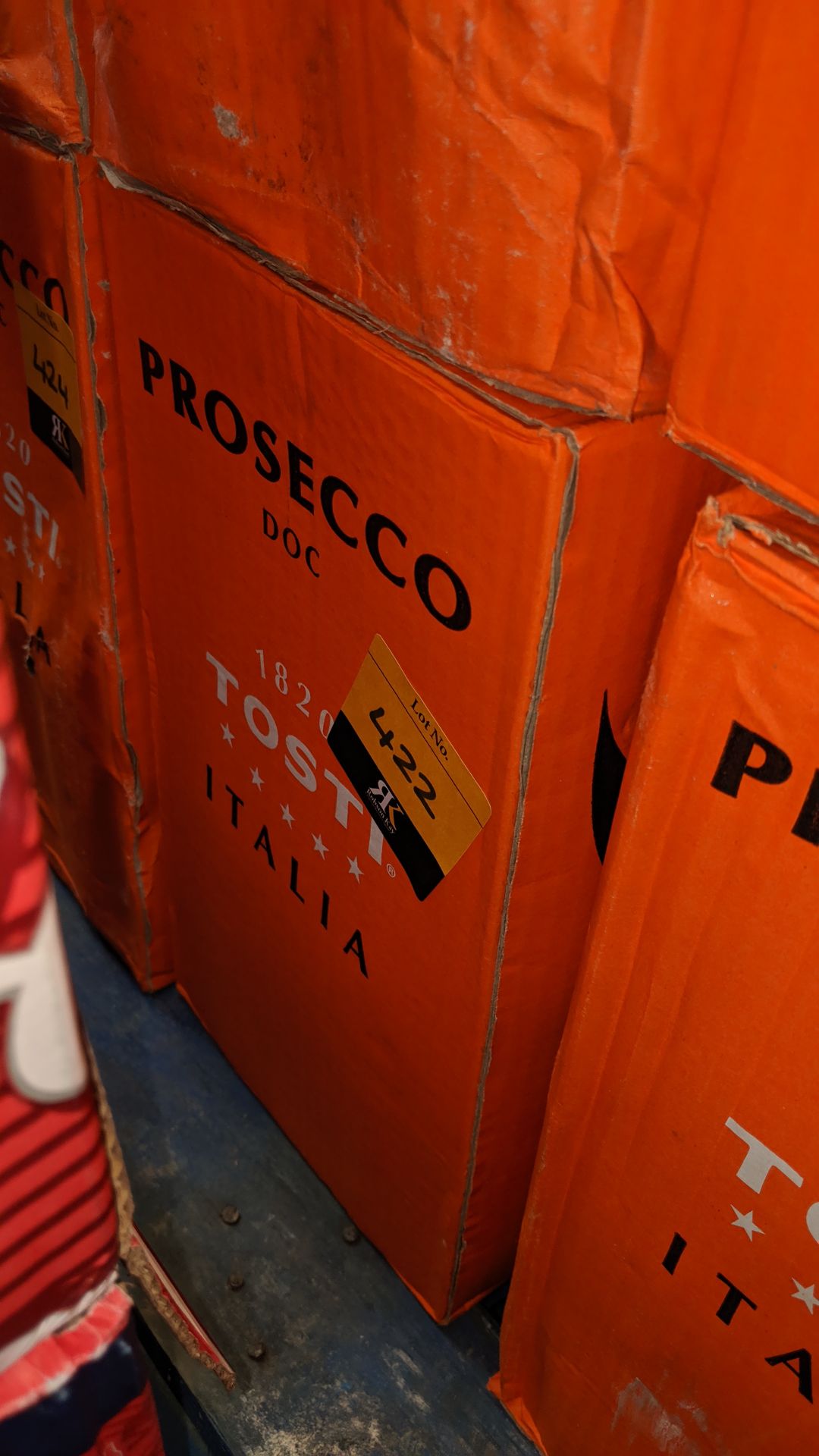Case of Tosti Prosecco sold under AWRS number XQAW00000101017 - this lot consists of 6 x 75cl