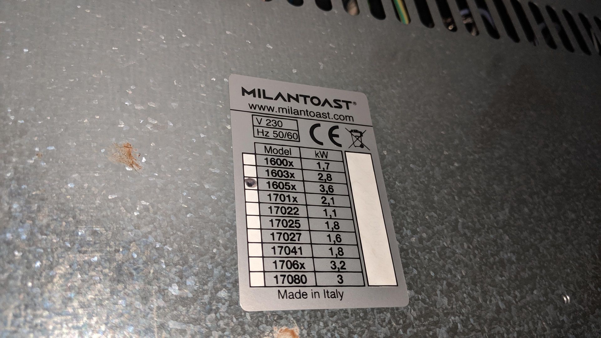 Maestrowave Milantoast double twin contact grill system IMPORTANT: Please remember goods - Image 4 of 4