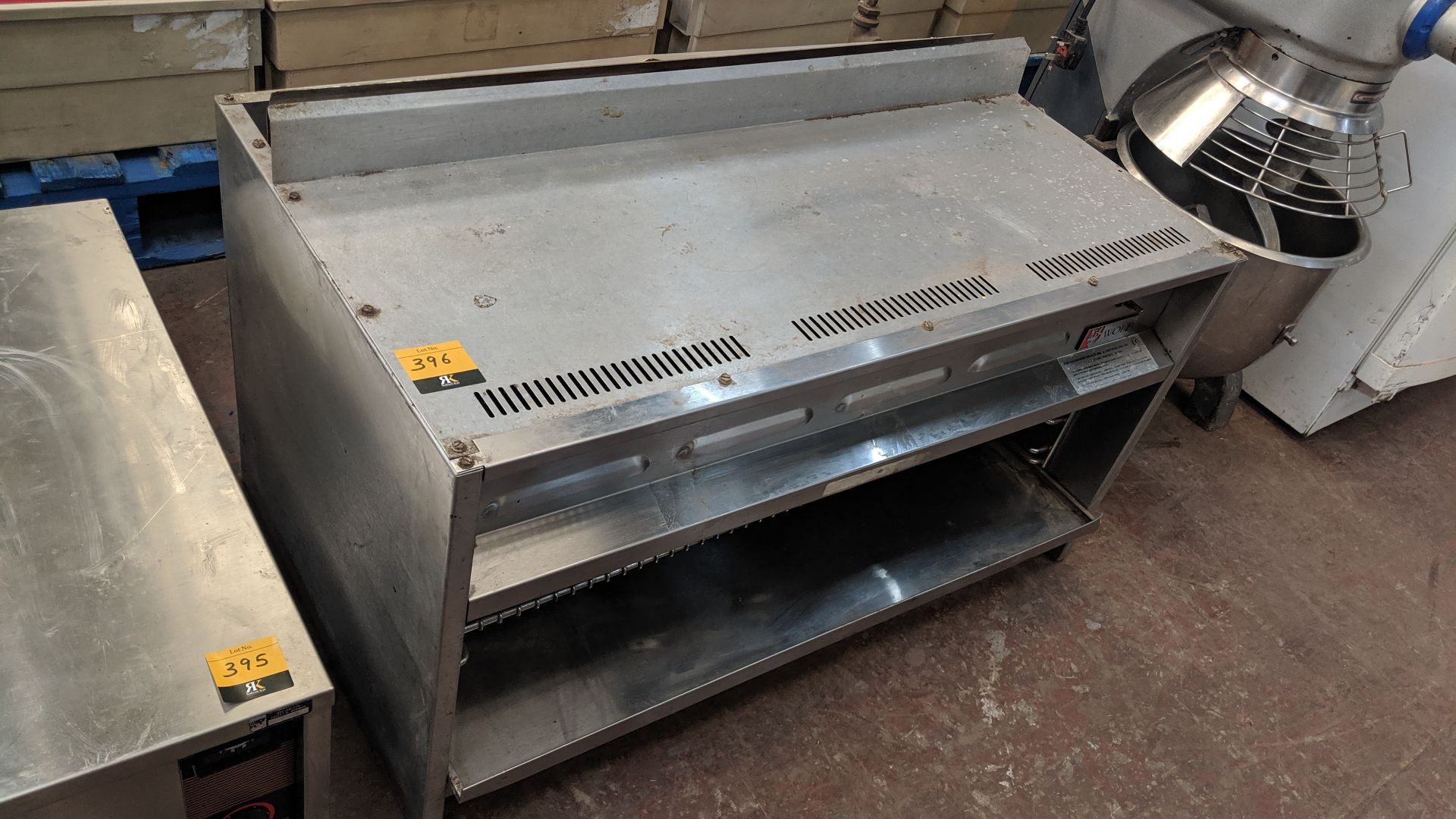 Wolf large wide stainless steel grill IMPORTANT: Please remember goods successfully bid upon must be