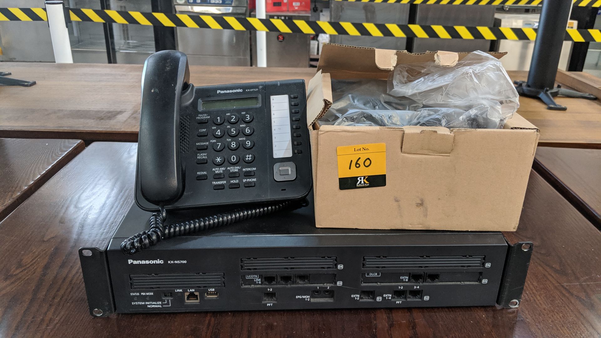 Panasonic telephone equipment comprising model KX-NS700 rack mountable controller plus 2 off model - Image 2 of 3