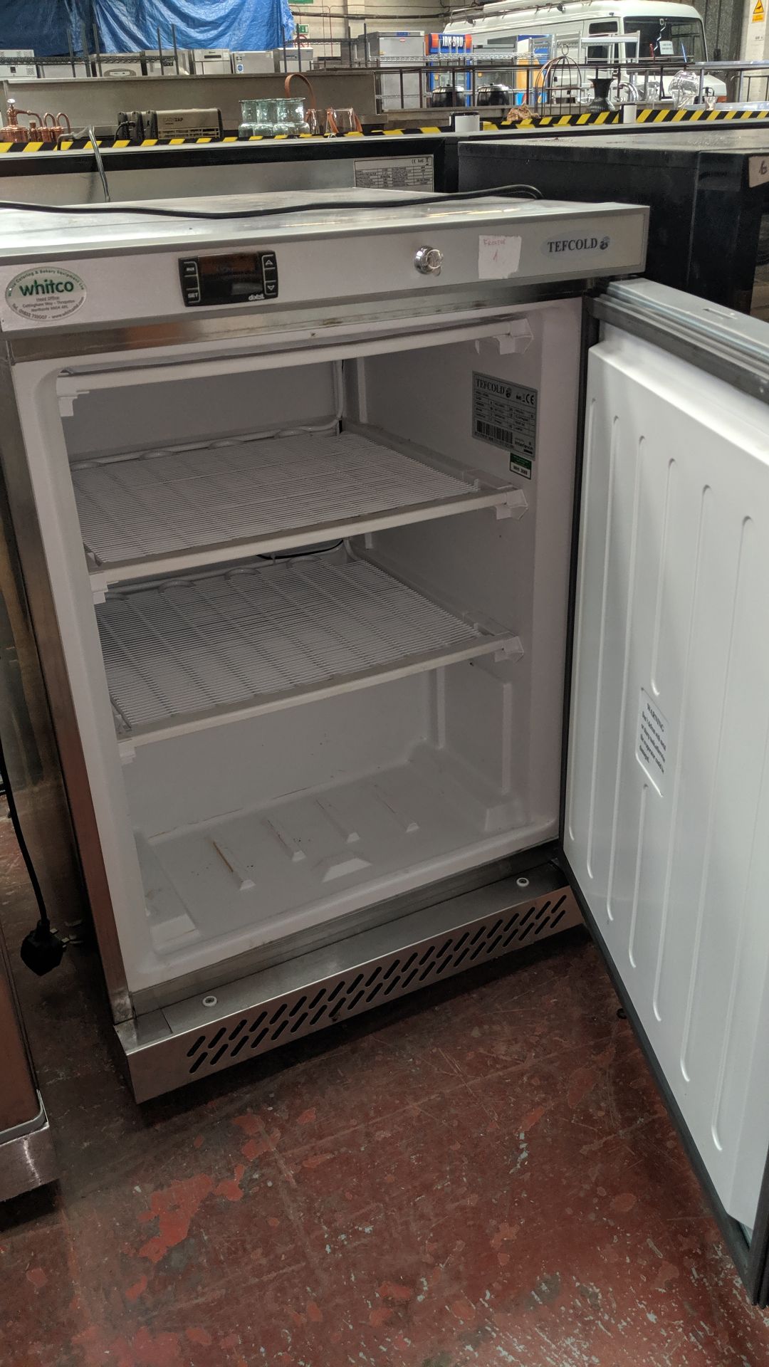 Tefcold silver under counter freezer model UF200S IMPORTANT: Please remember goods successfully - Image 4 of 5