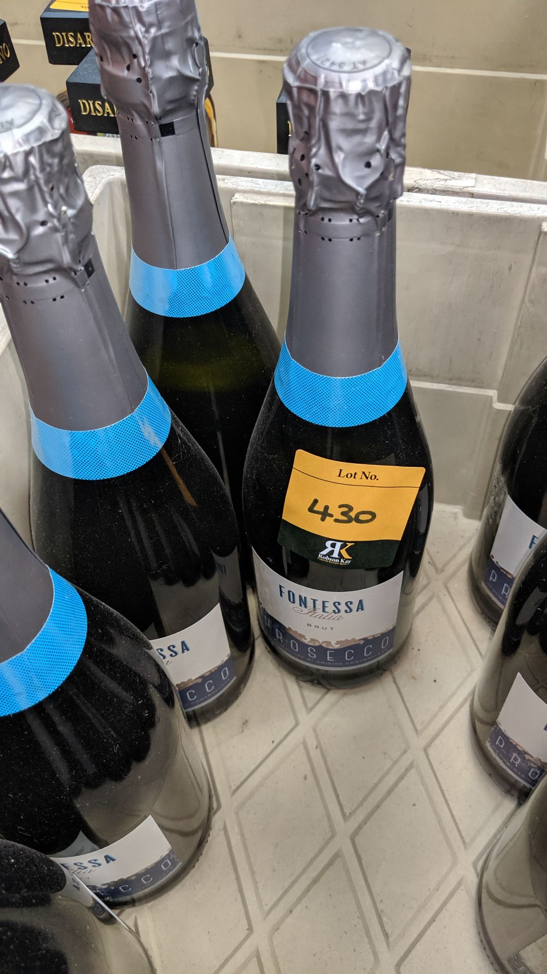 8 off 75cl bottles of Fontessa Italian Brut Prosecco sold under AWRS number XQAW00000101017 - Image 2 of 3