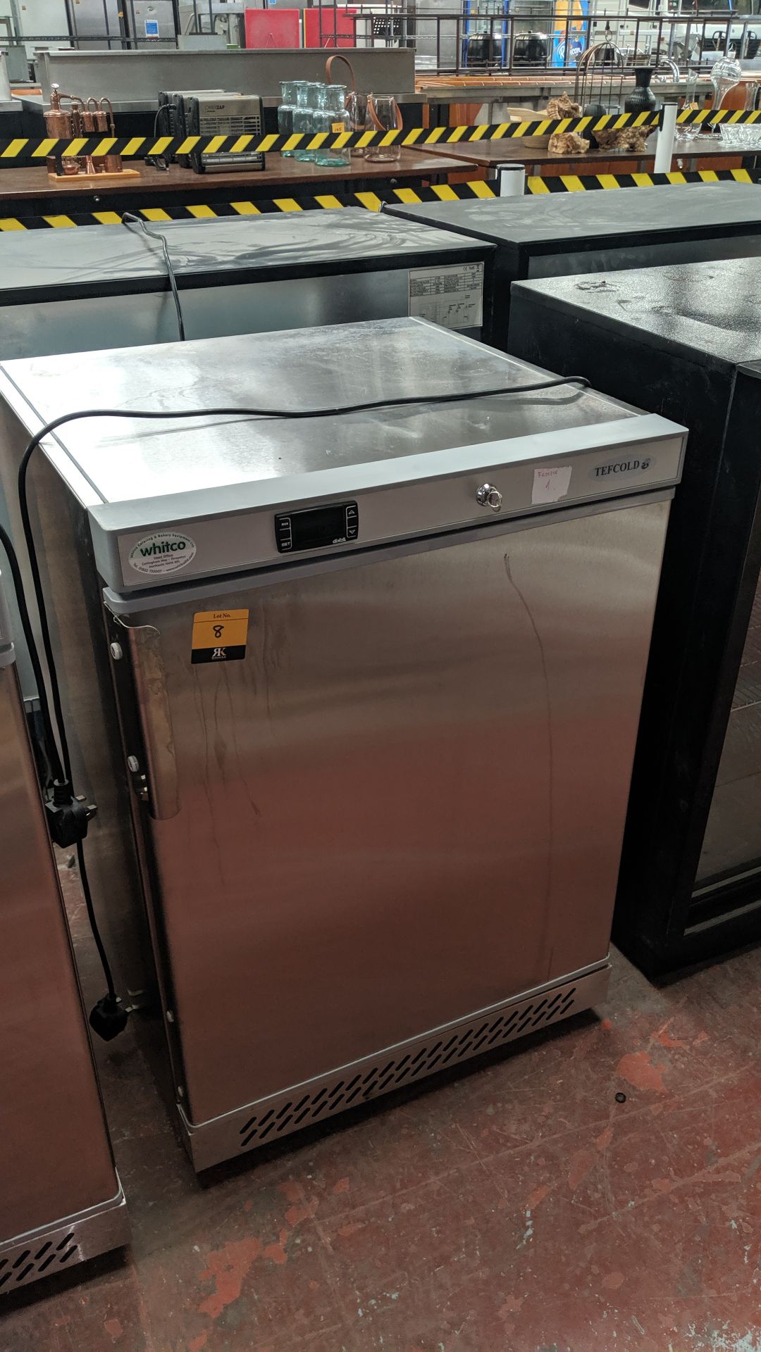 Tefcold silver under counter freezer model UF200S IMPORTANT: Please remember goods successfully