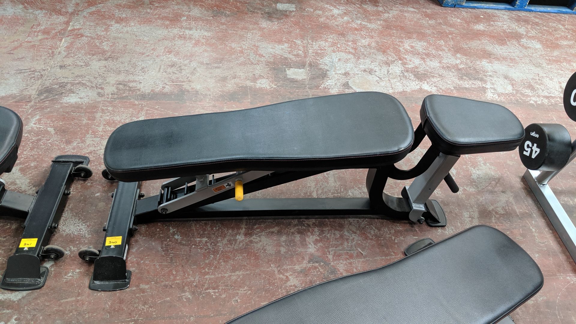 Origin Fitness multi-adjustable bench (-10 to 80°) in black and silver Lots 336 - 365 consist of gym - Image 2 of 4