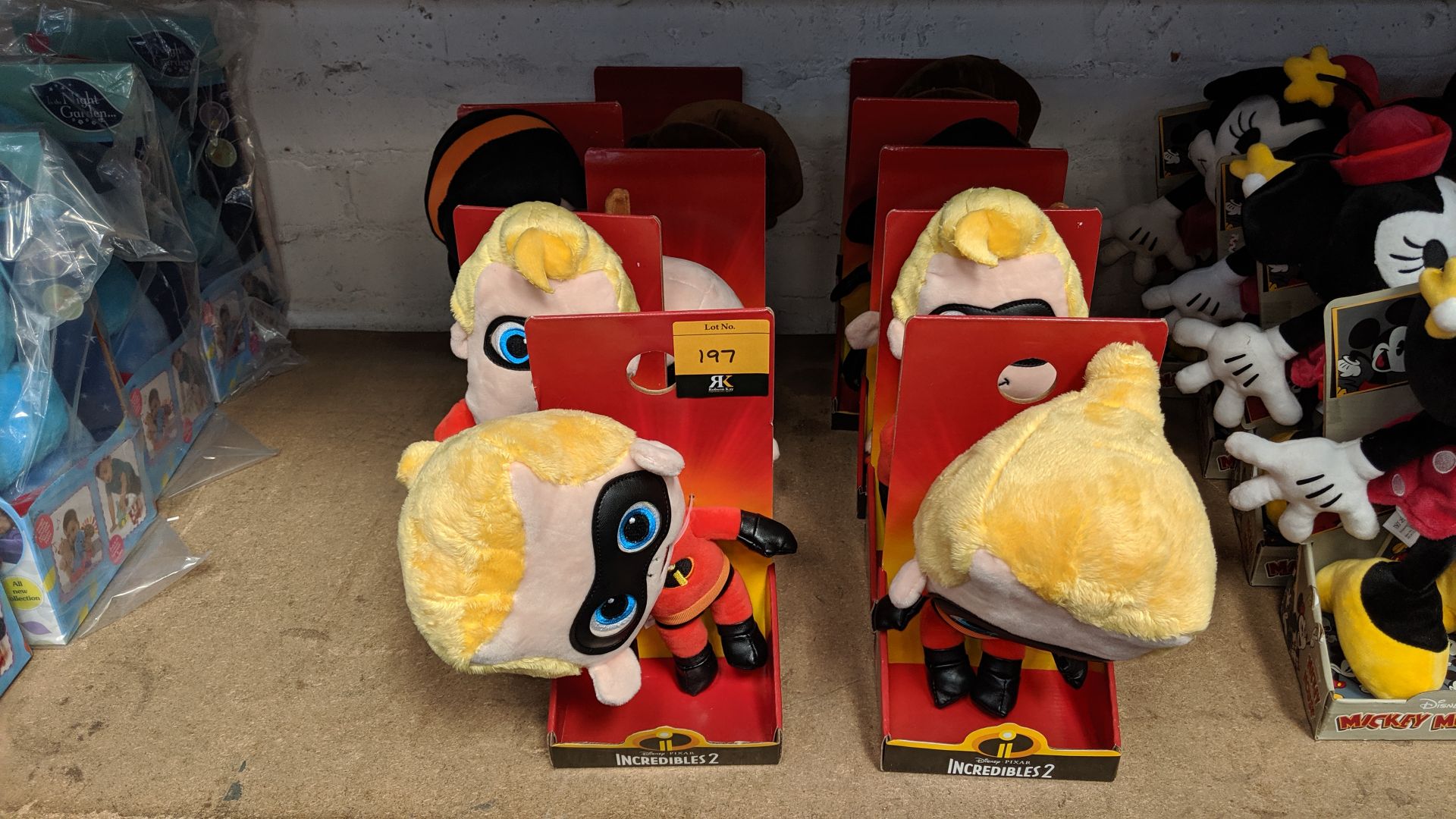 10 off Posh Paws circa 10" Incredibles 2 assorted design soft toys This lot is one of a number of