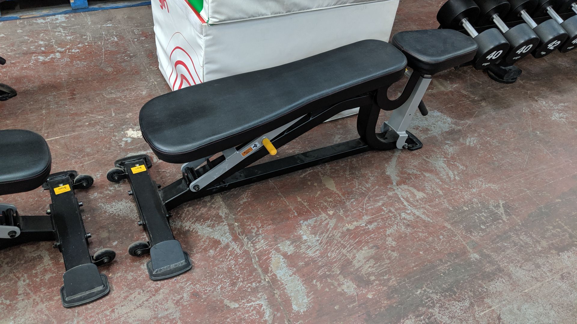 Origin Fitness multi-adjustable bench (-10 to 80°) in black and silver Lots 336 - 365 consist of gym