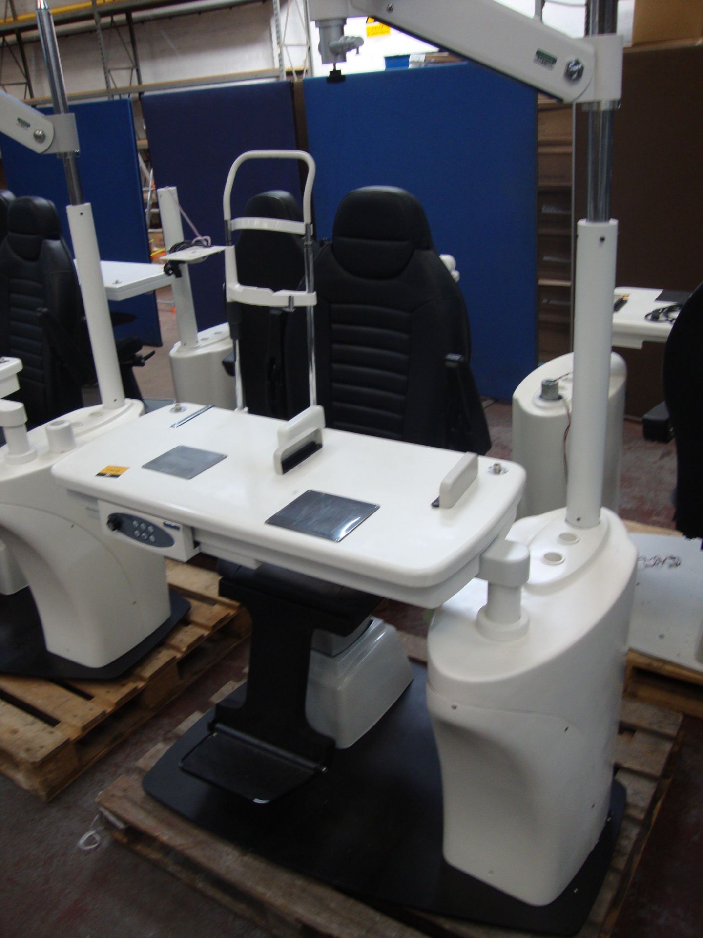 Combi unit testing chair & table. Please note that this sale consists of a large number of testing