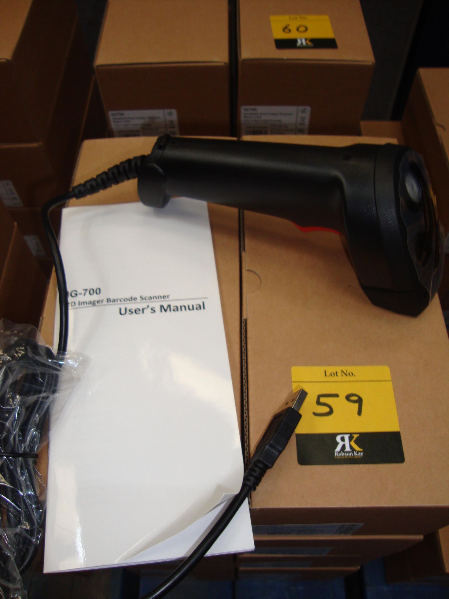 10 off Champtek/Scantech handheld barcode scanners model IG700 - these items would appear to be