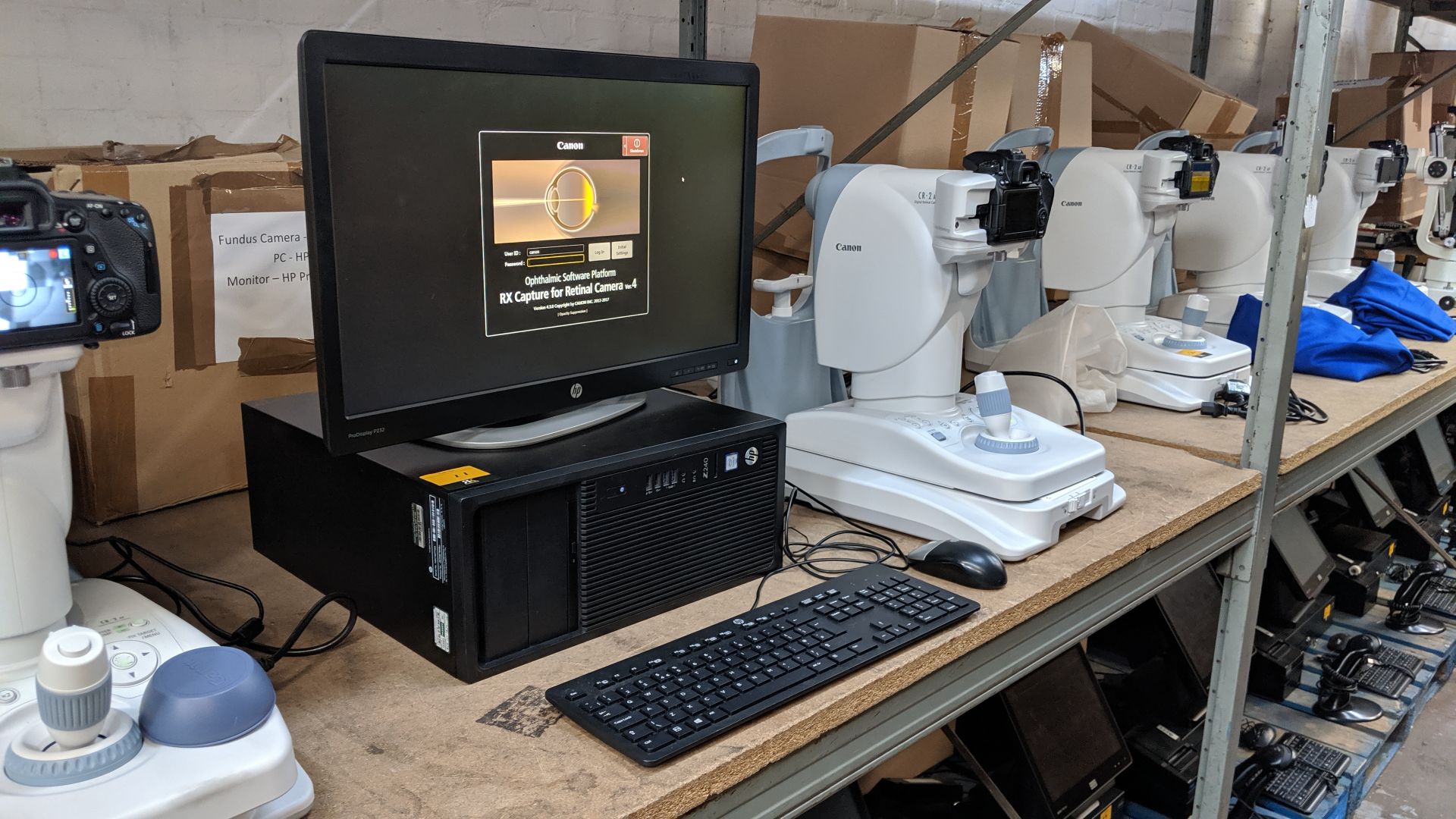 Fundus Camera set-up comprising Canon model CR-2AF digital retinal camera (incorporating Canon EOS - Image 15 of 15