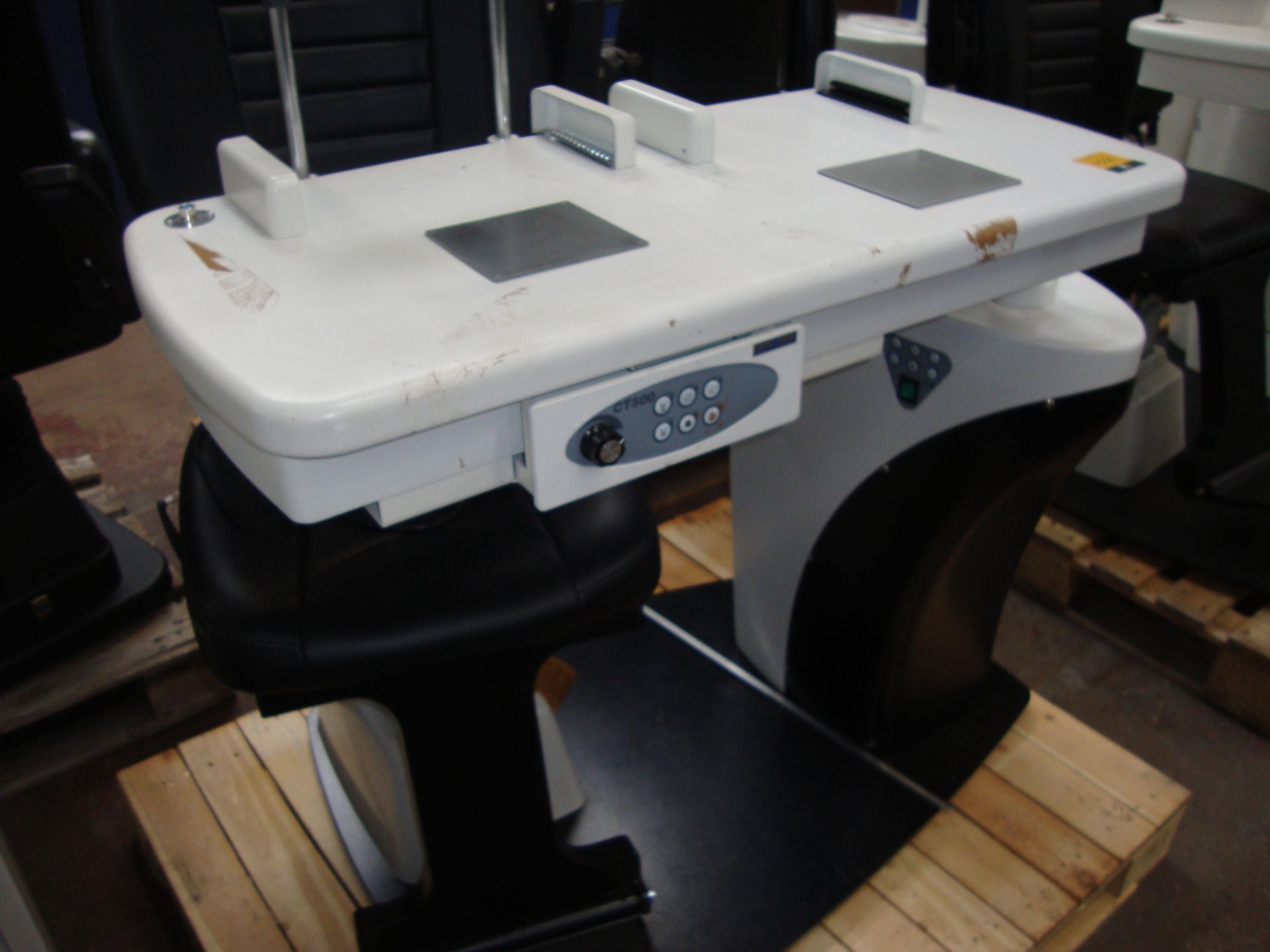 Combi unit testing chair & table. Please note that this sale consists of a large number of testing - Image 3 of 5