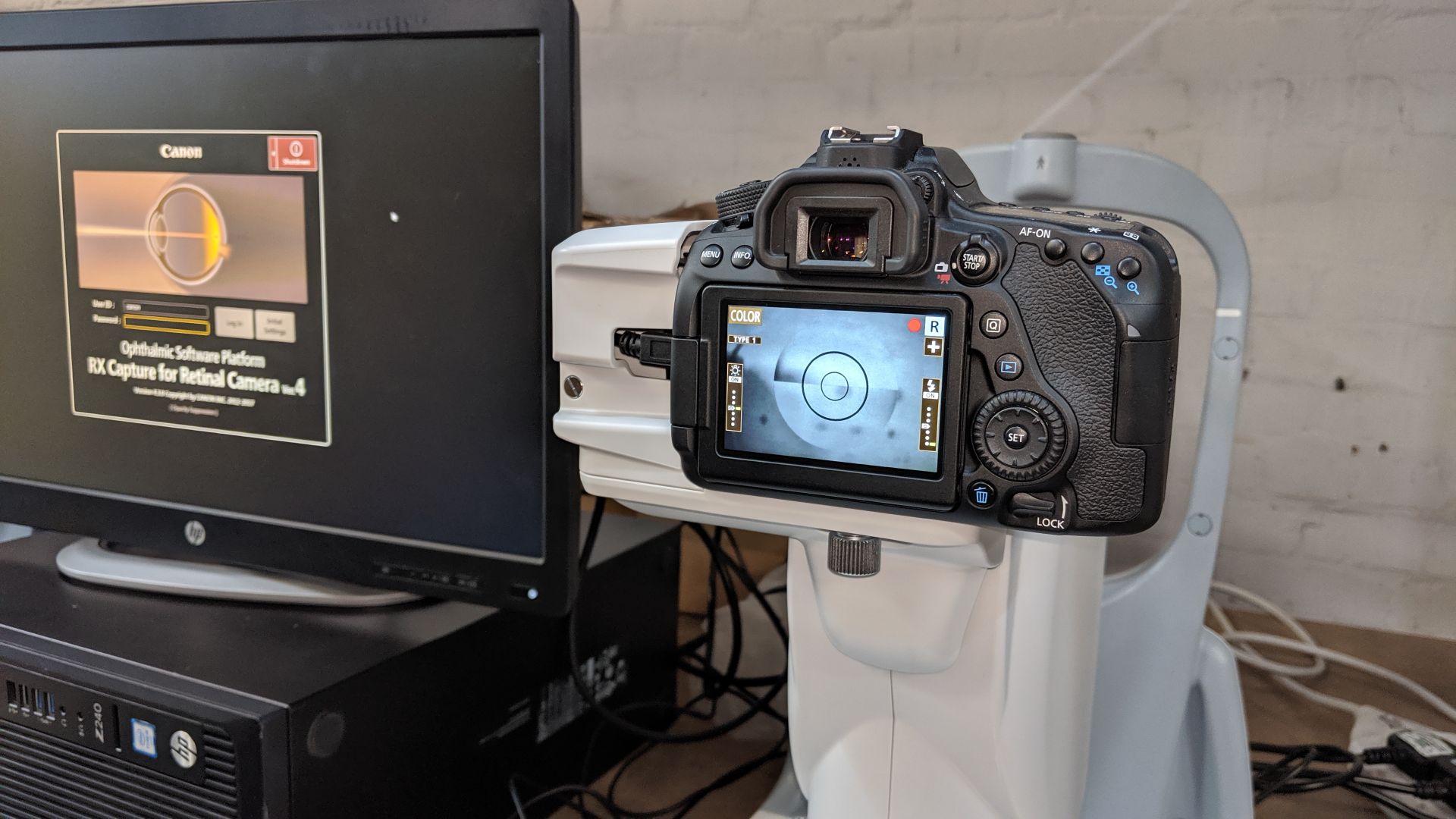 Fundus Camera set-up comprising Canon model CR-2AF digital retinal camera (incorporating Canon EOS - Image 3 of 15