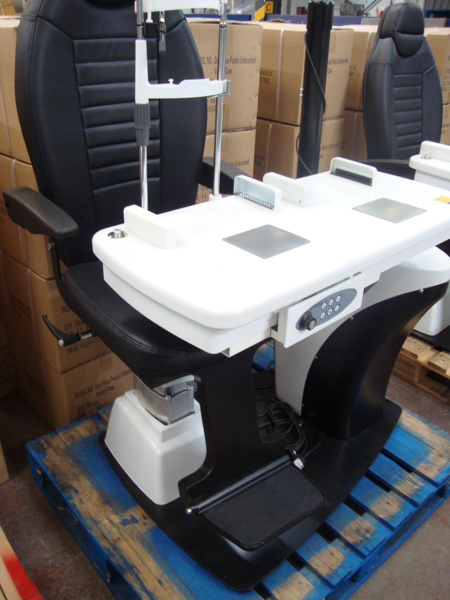 Combi unit testing chair & table. Please note that this sale consists of a large number of testing - Image 4 of 4