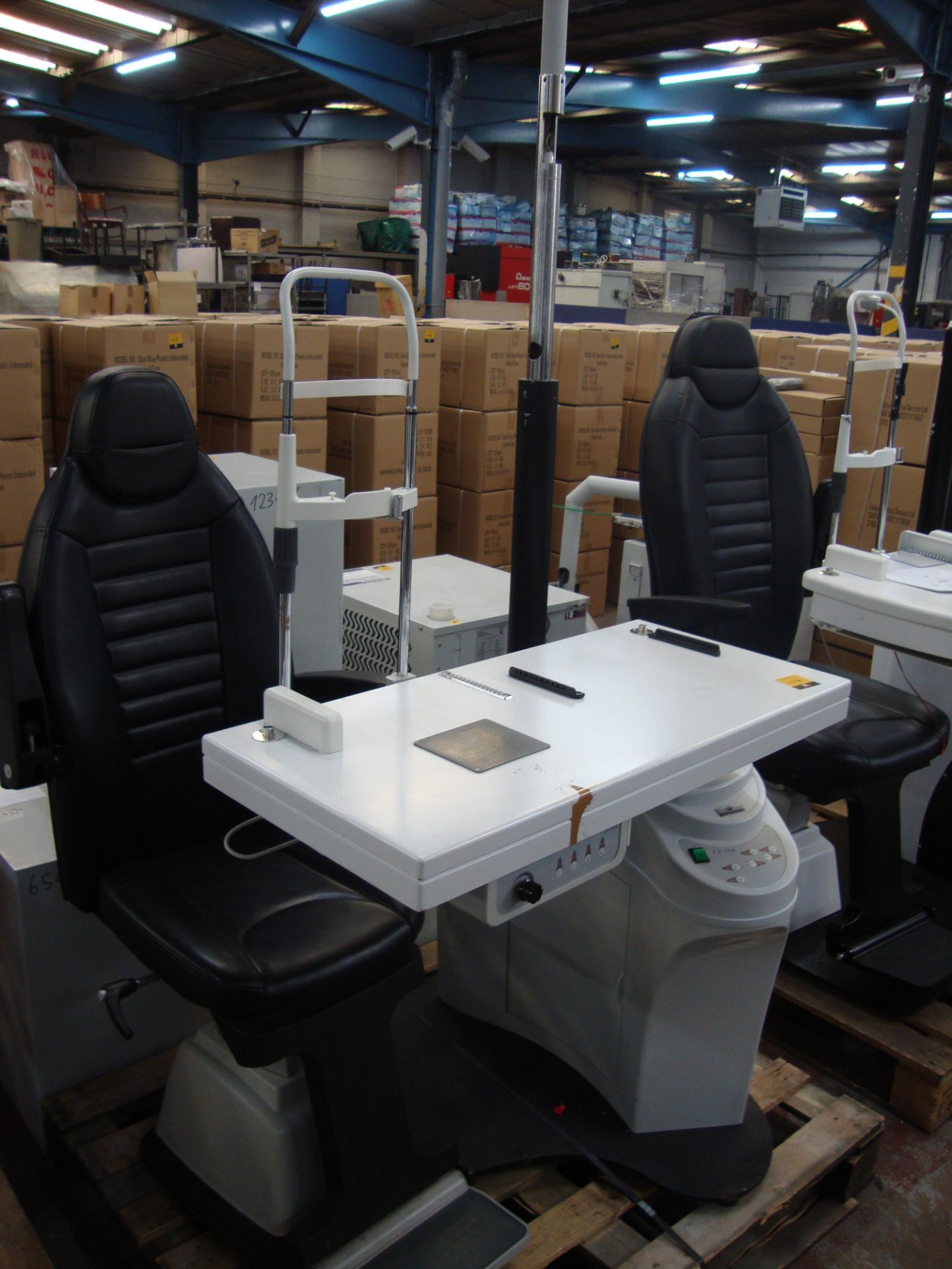 Combi unit testing chair & table. Please note that this sale consists of a large number of testing - Image 3 of 3