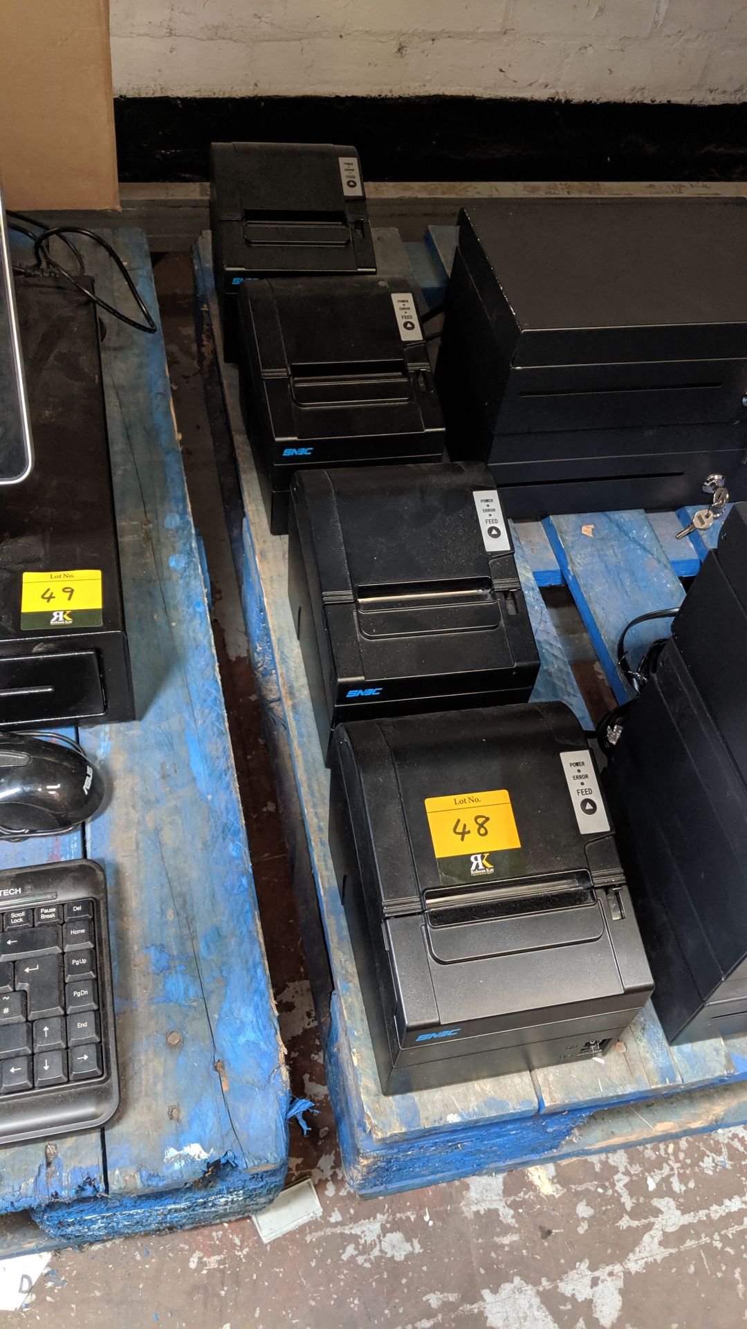 4 off SN3C thermal receipt printers All the lots in this auction are being sold on behalf of