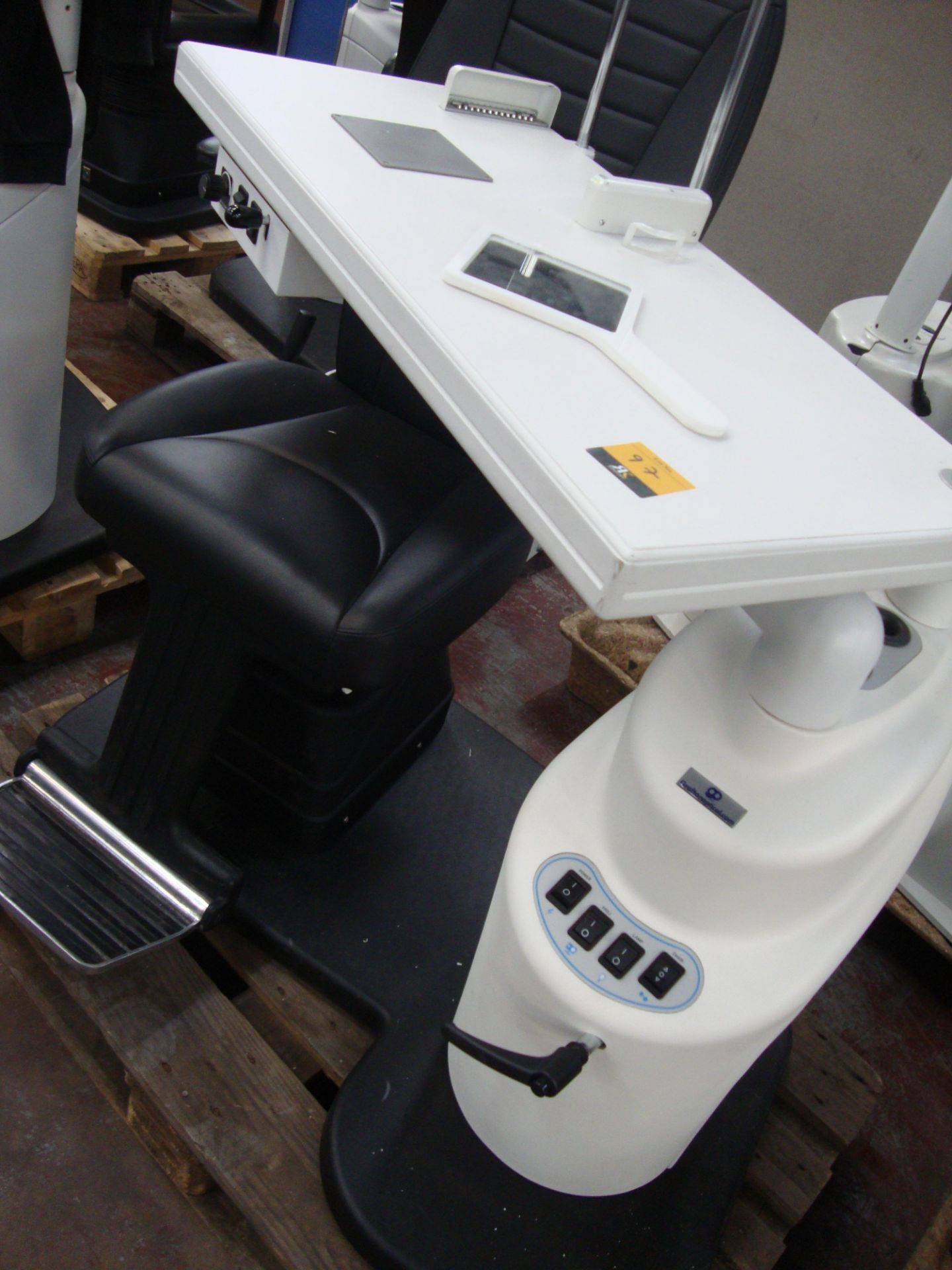 Combi unit testing chair & table. Please note that this sale consists of a large number of testing - Image 3 of 4