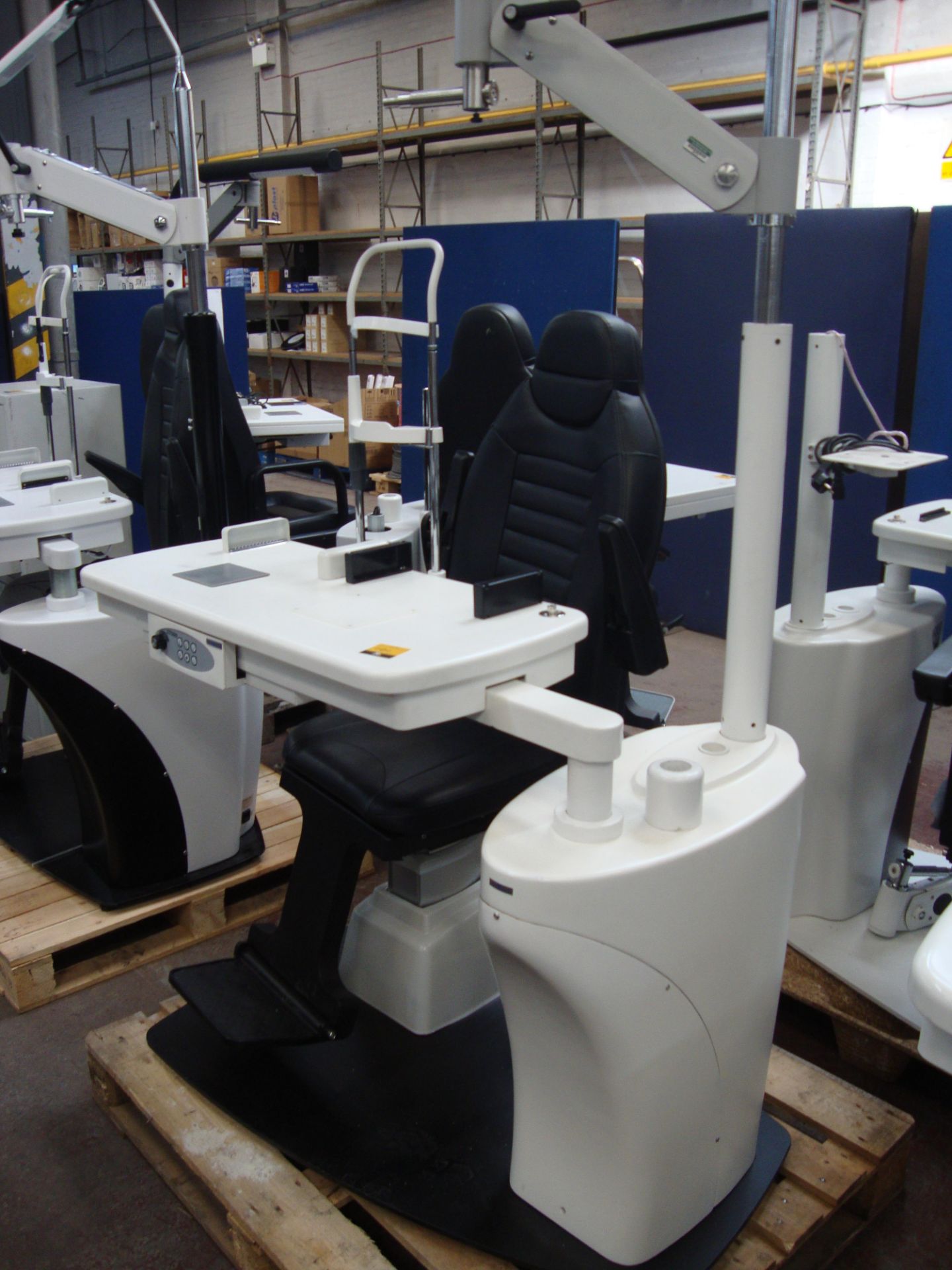 Combi unit testing chair & table. Please note that this sale consists of a large number of testing