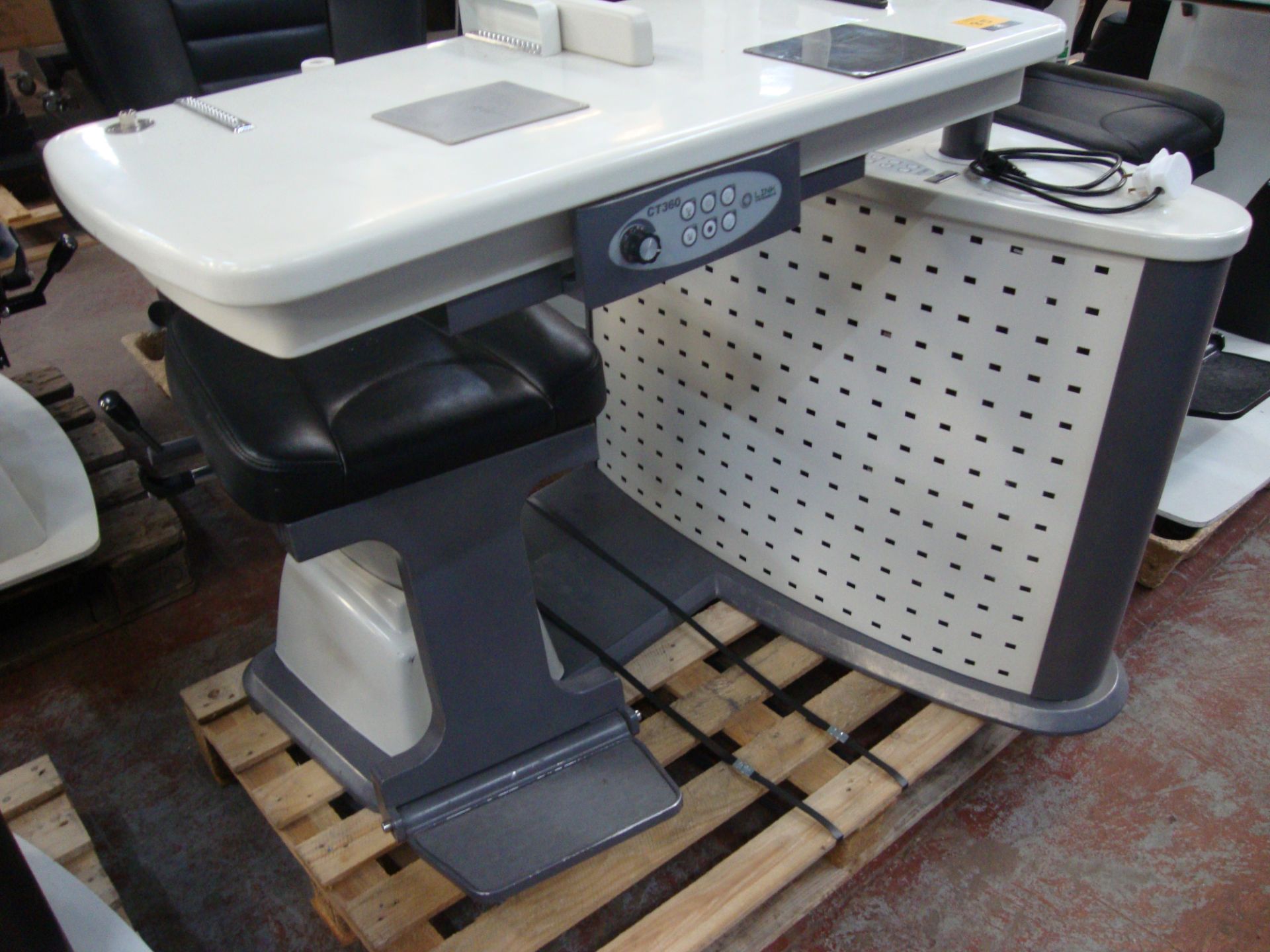 Combi unit testing chair & table. Please note that this sale consists of a large number of testing - Image 3 of 5