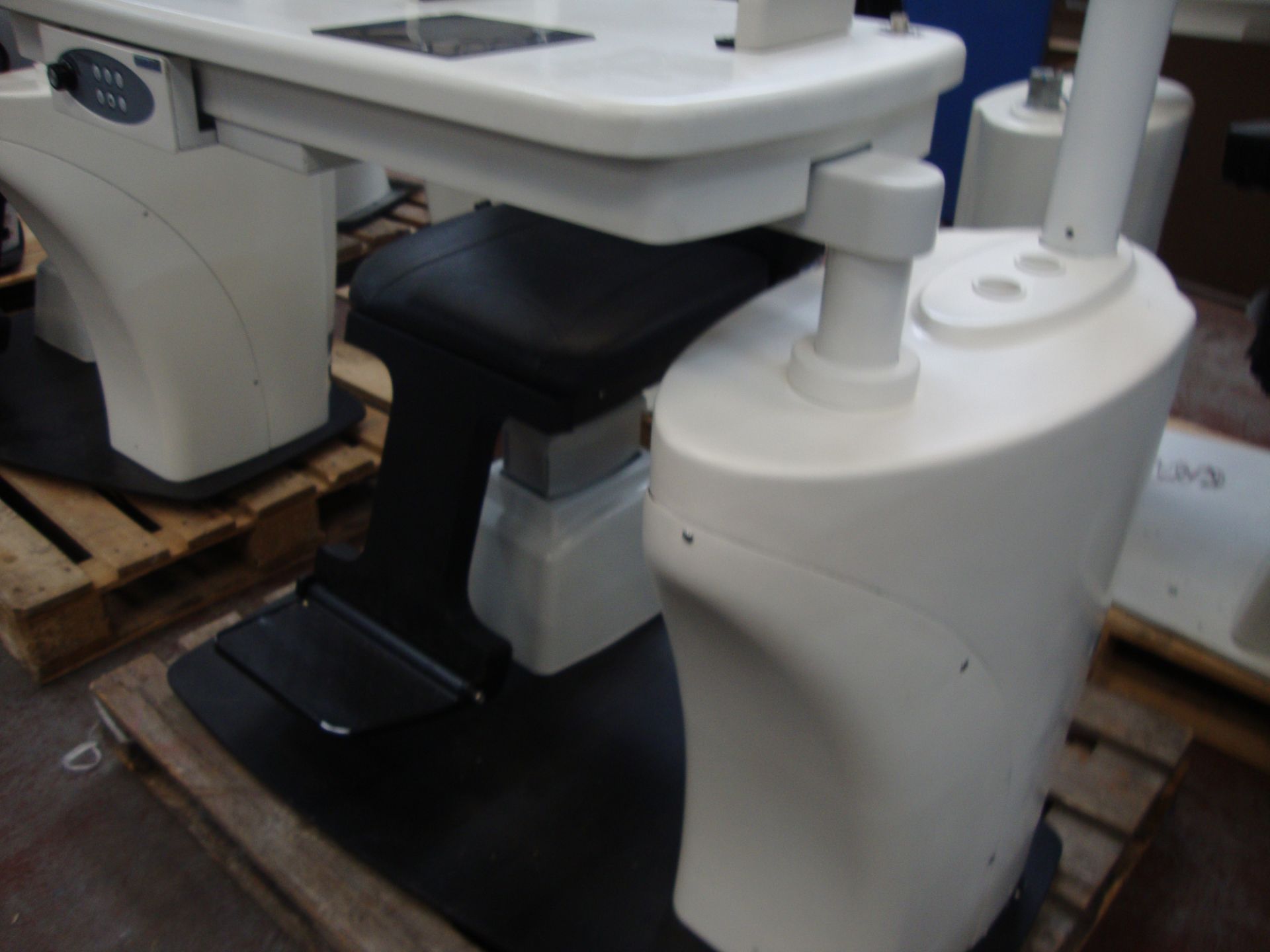 Combi unit testing chair & table. Please note that this sale consists of a large number of testing - Image 3 of 5