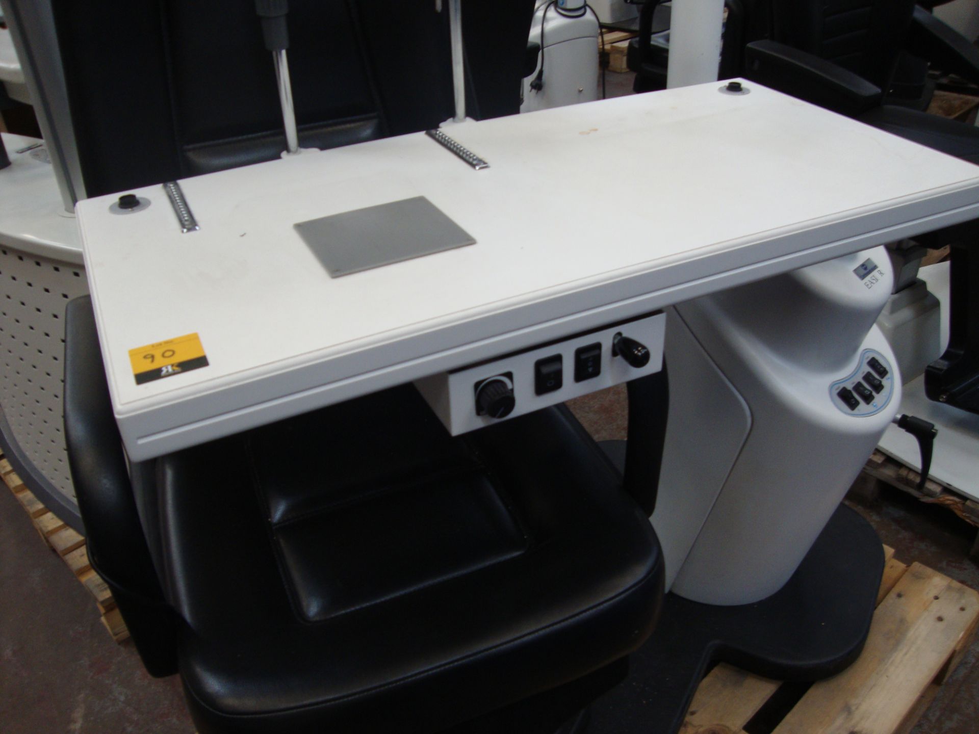 Combi unit testing chair & table. Please note that this sale consists of a large number of testing