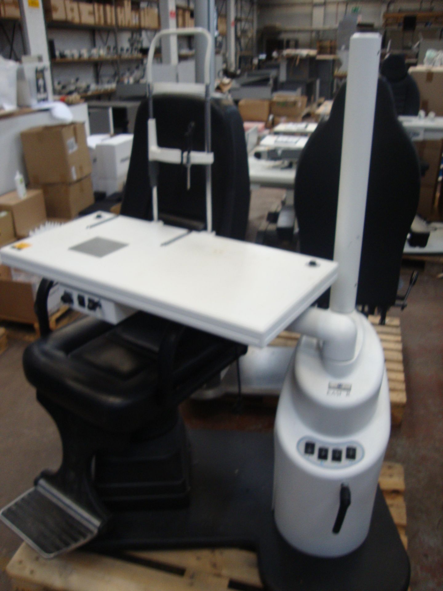 Combi unit testing chair & table. Please note that this sale consists of a large number of testing - Image 2 of 5