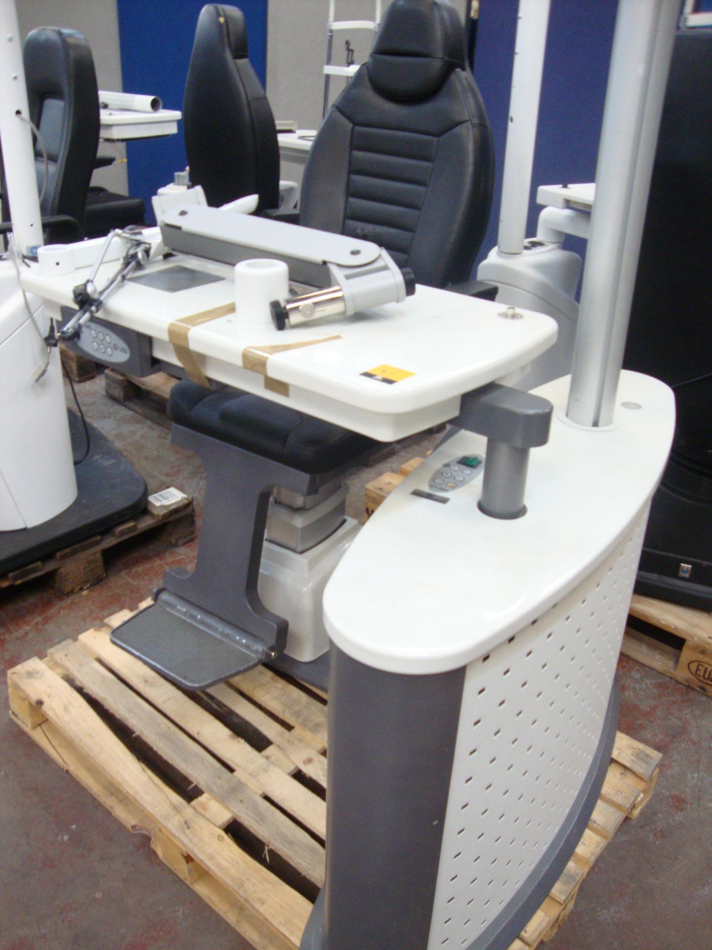 Combi unit testing chair & table. Please note that this sale consists of a large number of testing - Image 3 of 5