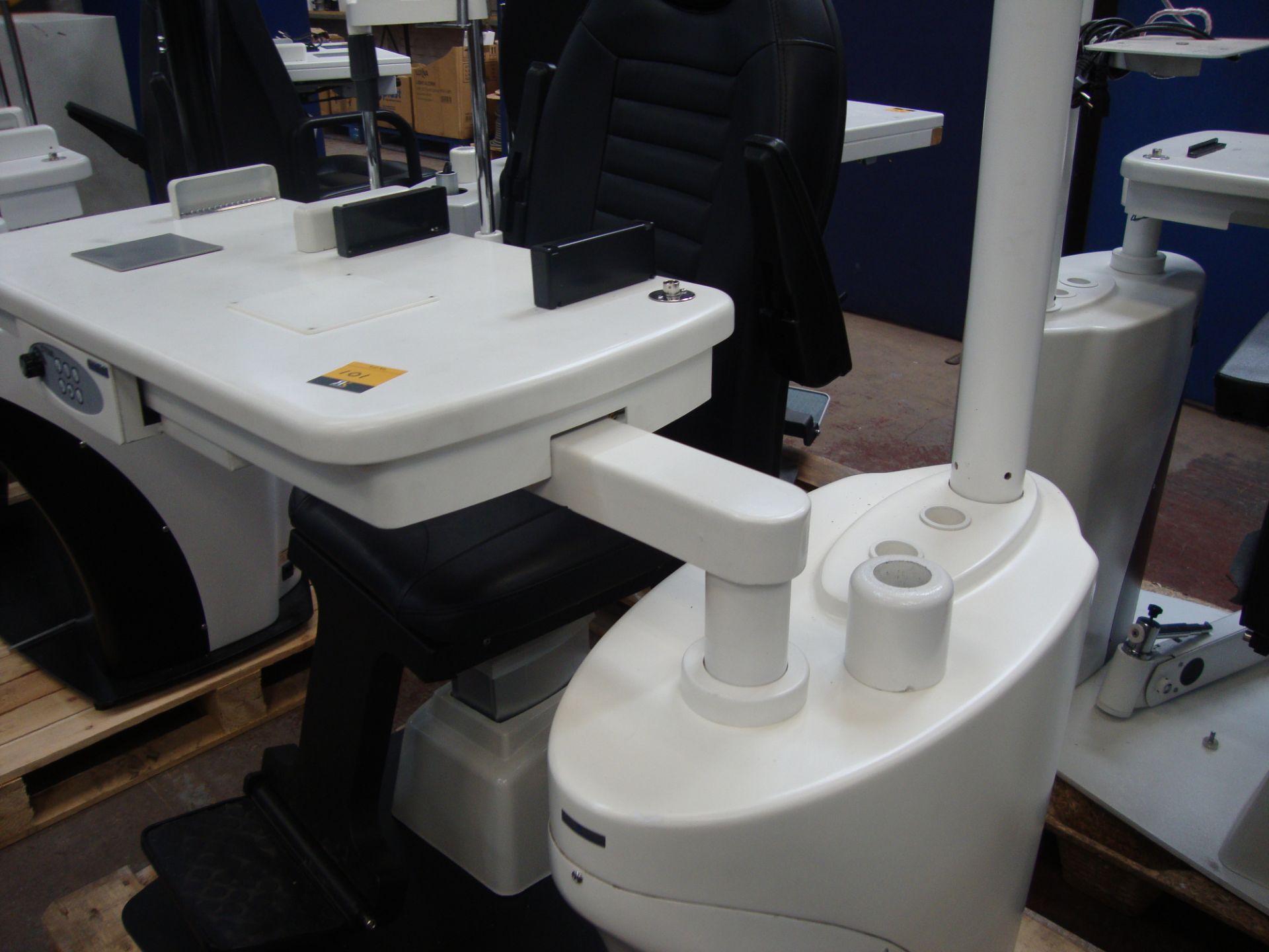 Combi unit testing chair & table. Please note that this sale consists of a large number of testing - Image 2 of 5