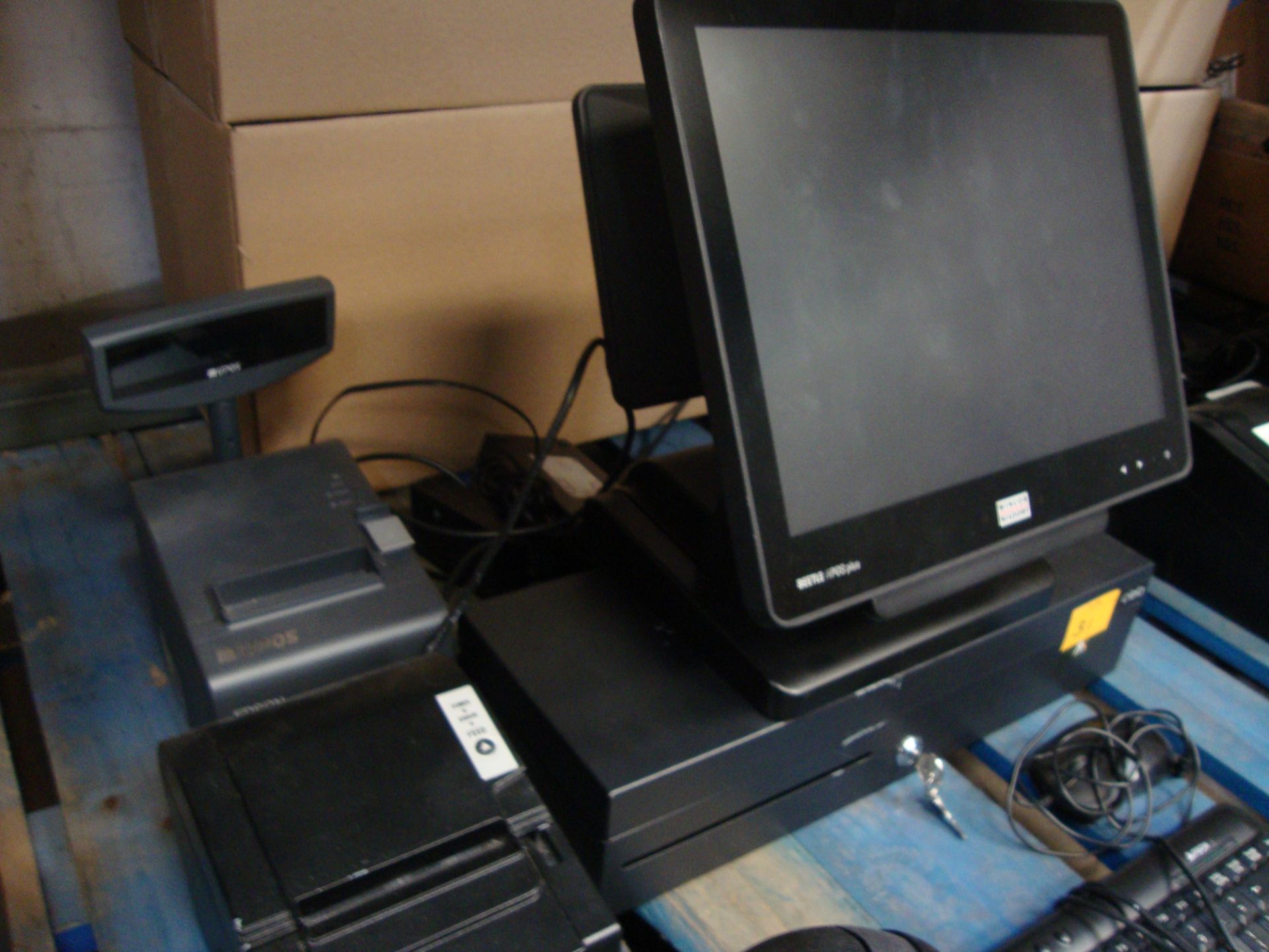 Complete EPOS system comprising Wincor Nixdorf Beetle iPOS plus touchscreen terminal ( - Image 4 of 4