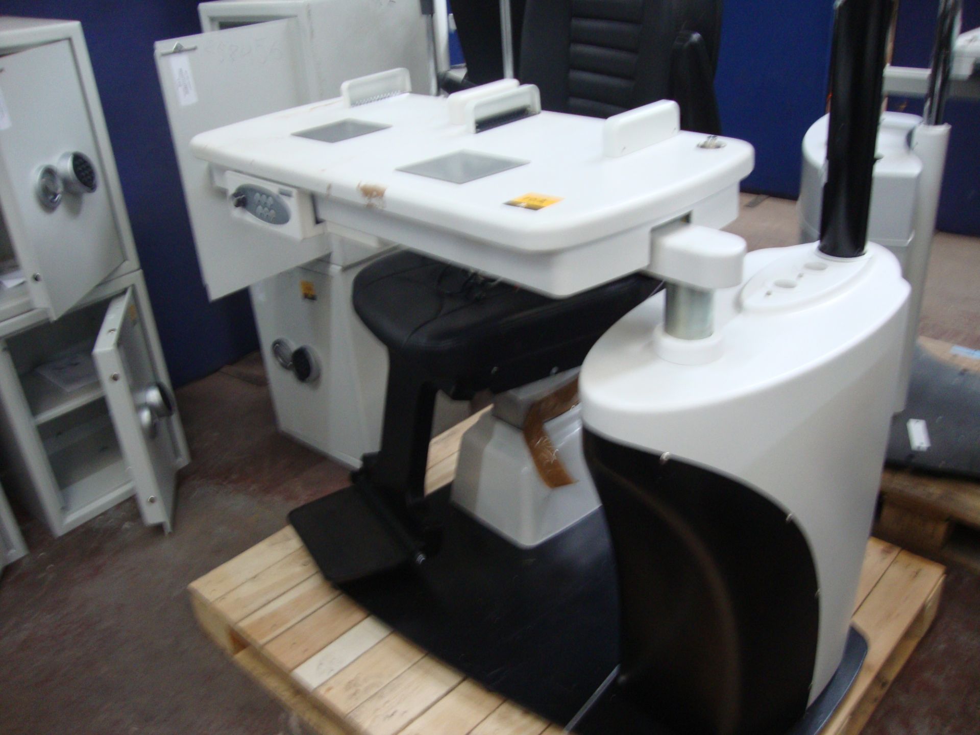 Combi unit testing chair & table. Please note that this sale consists of a large number of testing - Image 2 of 5