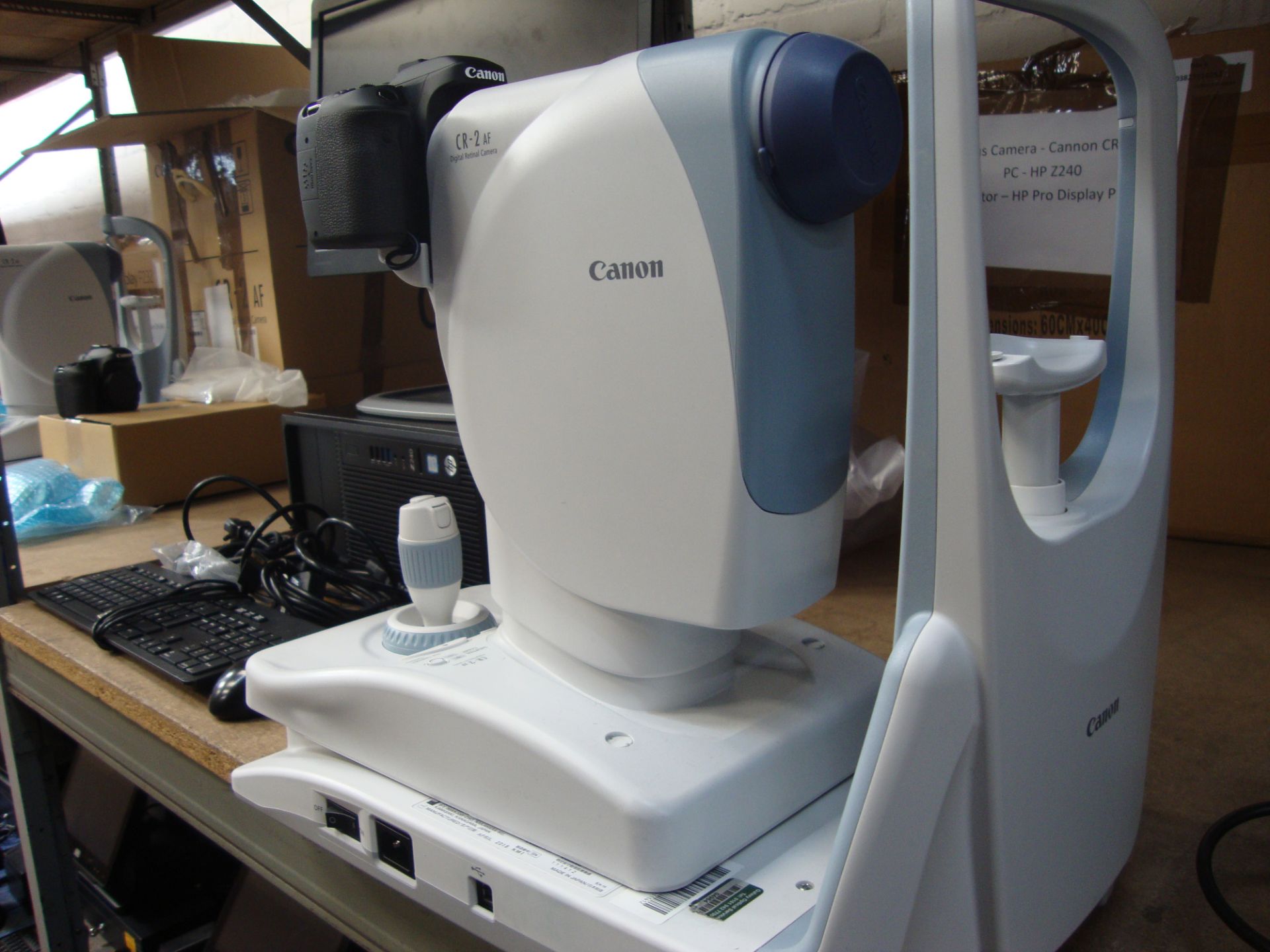 Fundus Camera set-up comprising Canon model CR-2AF digital retinal camera (incorporating Canon EOS - Image 6 of 14