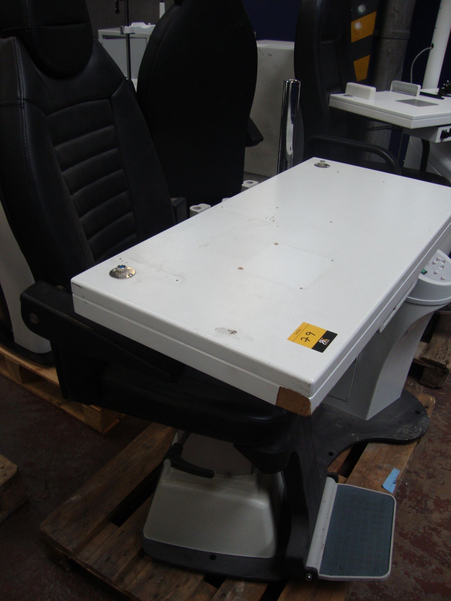 Combi unit testing chair & table. Please note that this sale consists of a large number of testing - Image 5 of 6