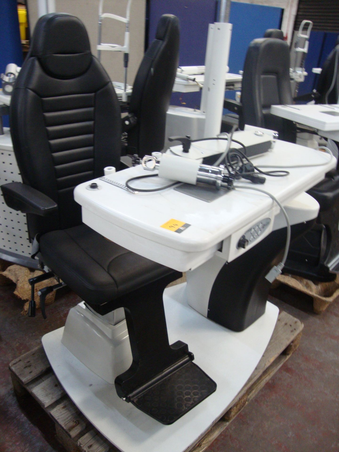 Combi unit testing chair & table. Please note that this sale consists of a large number of testing - Image 3 of 4