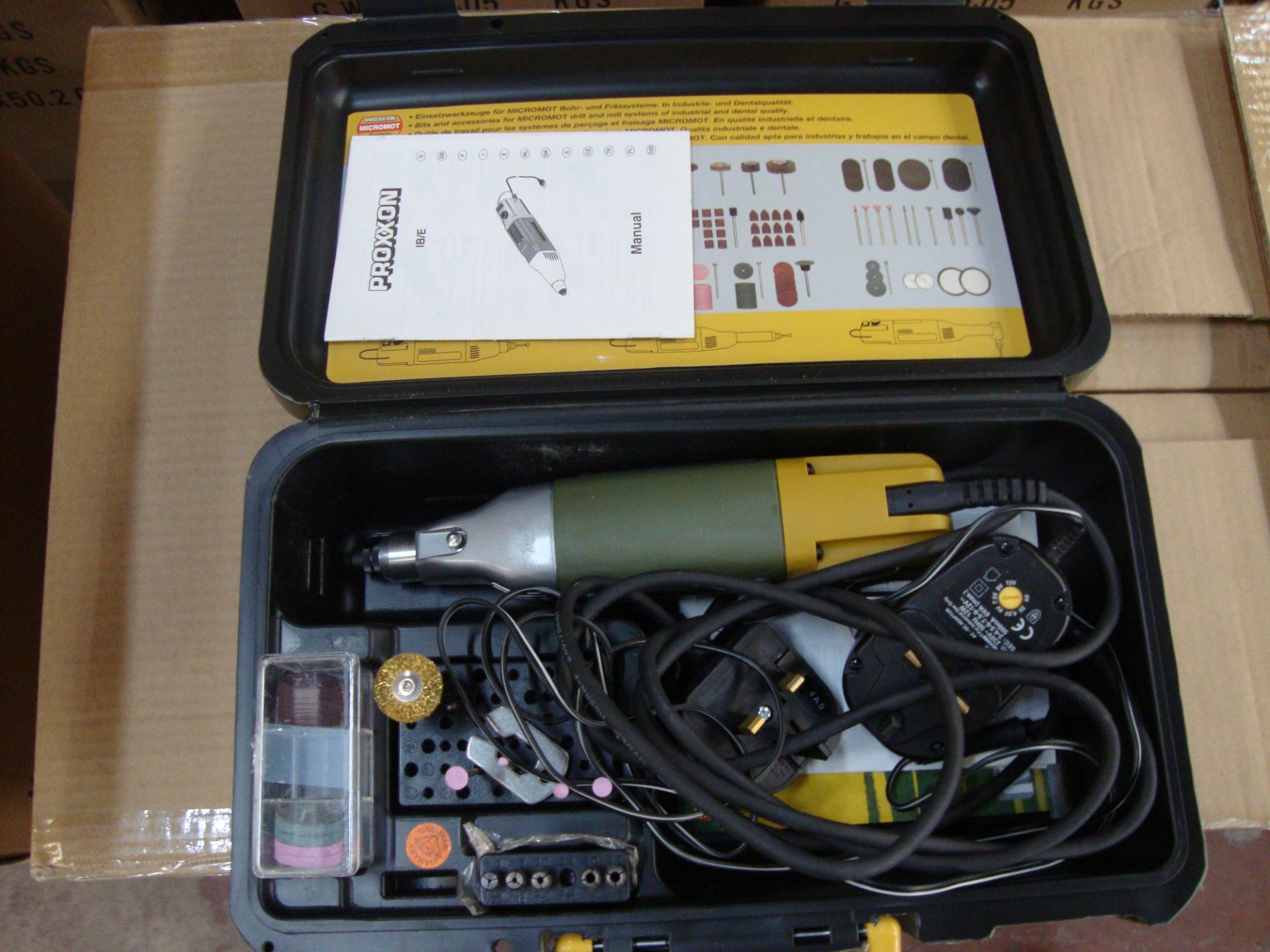 Proxxon micromot drill and mill system multi-tool All the lots in this auction are being sold on