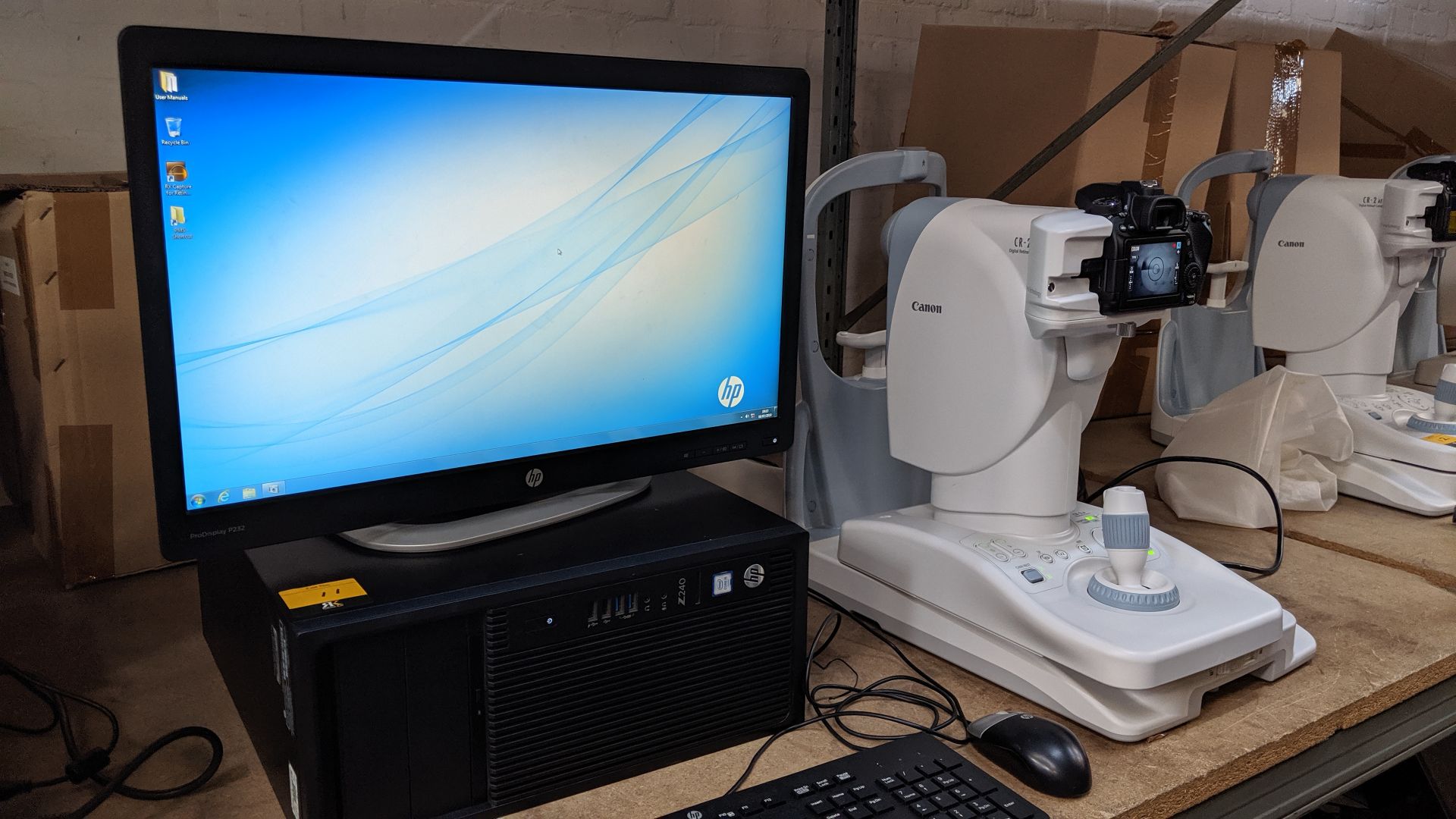 Fundus Camera set-up comprising Canon model CR-2AF digital retinal camera (incorporating Canon EOS - Image 2 of 15